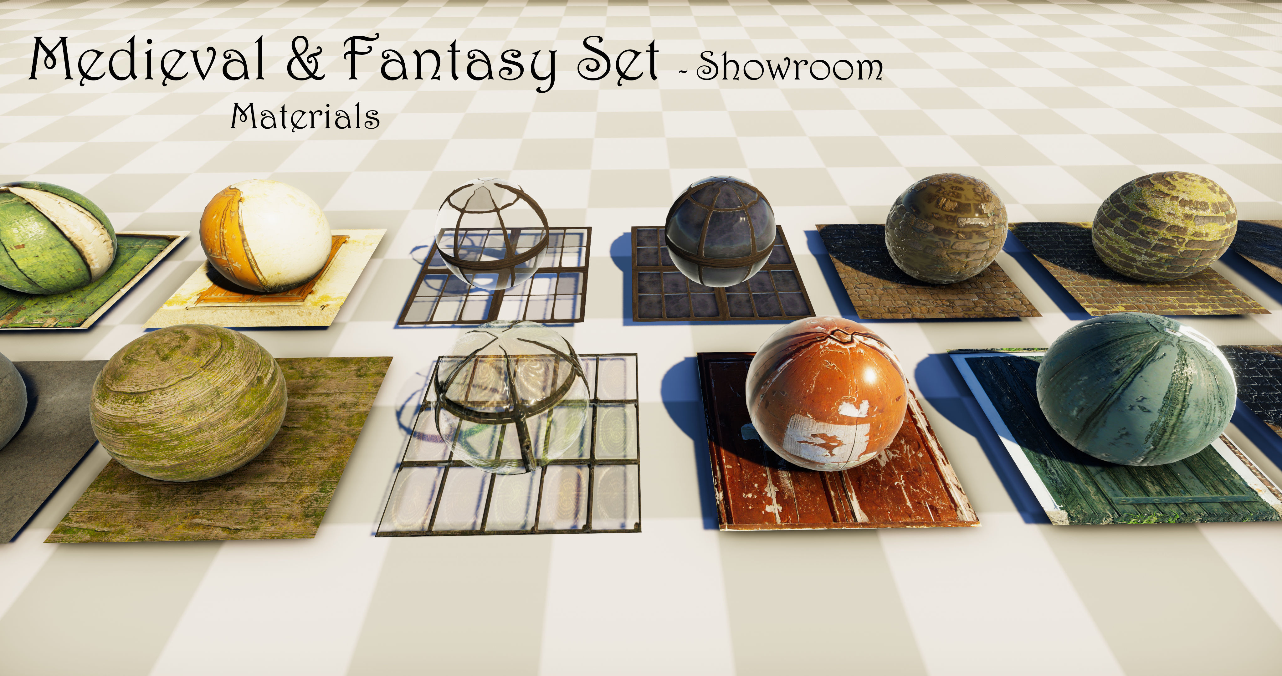 Medieval and Fantasy Set - Game ready Low-poly 3D model_77