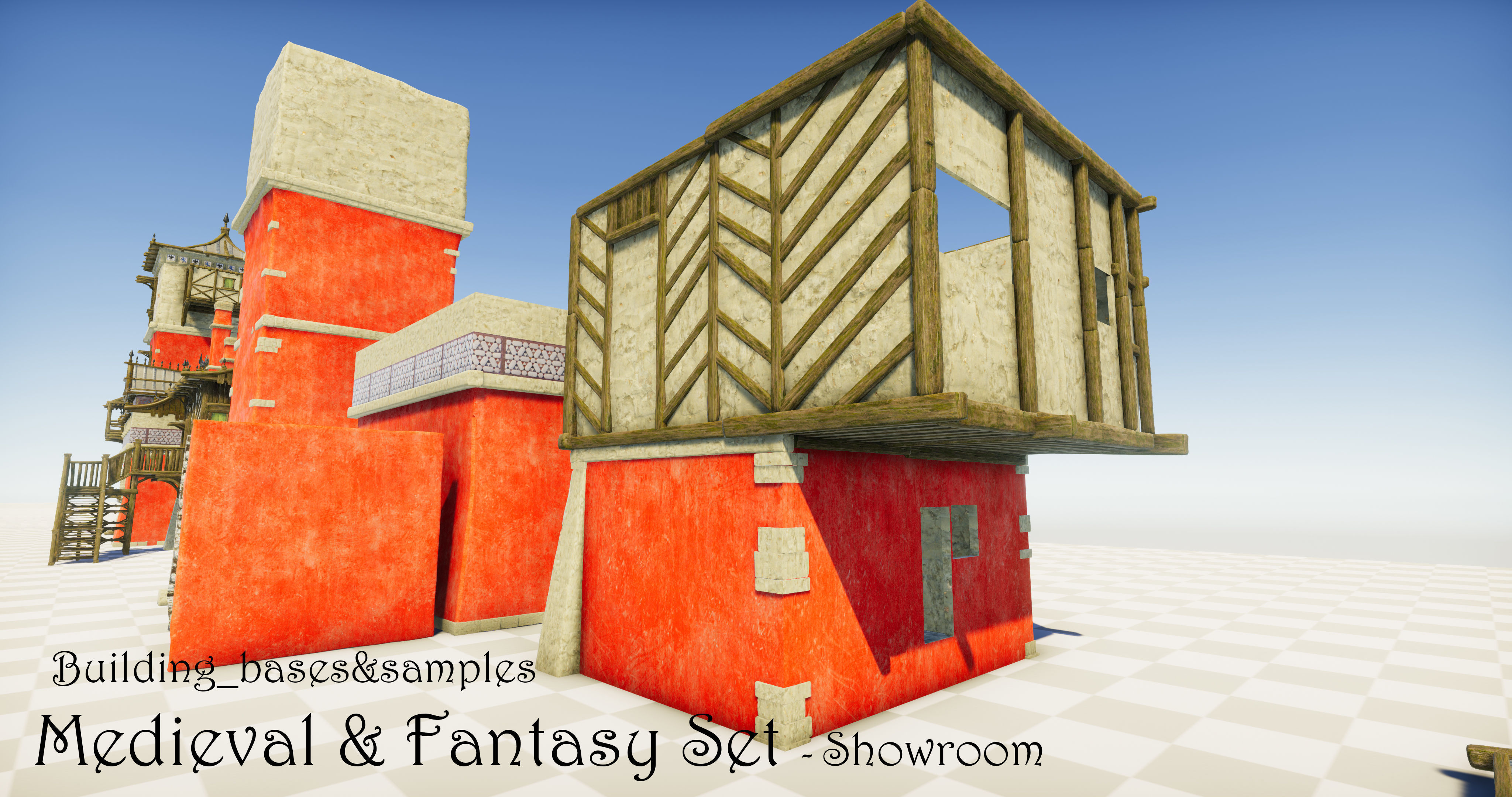 Medieval and Fantasy Set - Game ready Low-poly 3D model_45