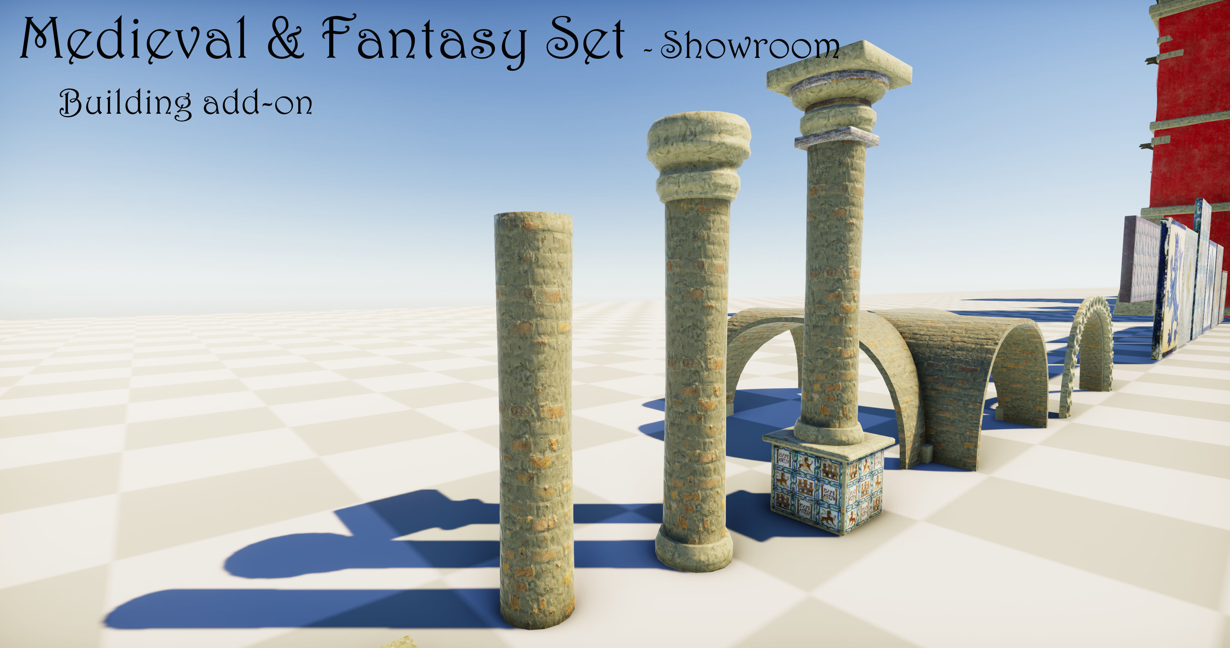 Medieval and Fantasy Set - Game ready Low-poly 3D model_55
