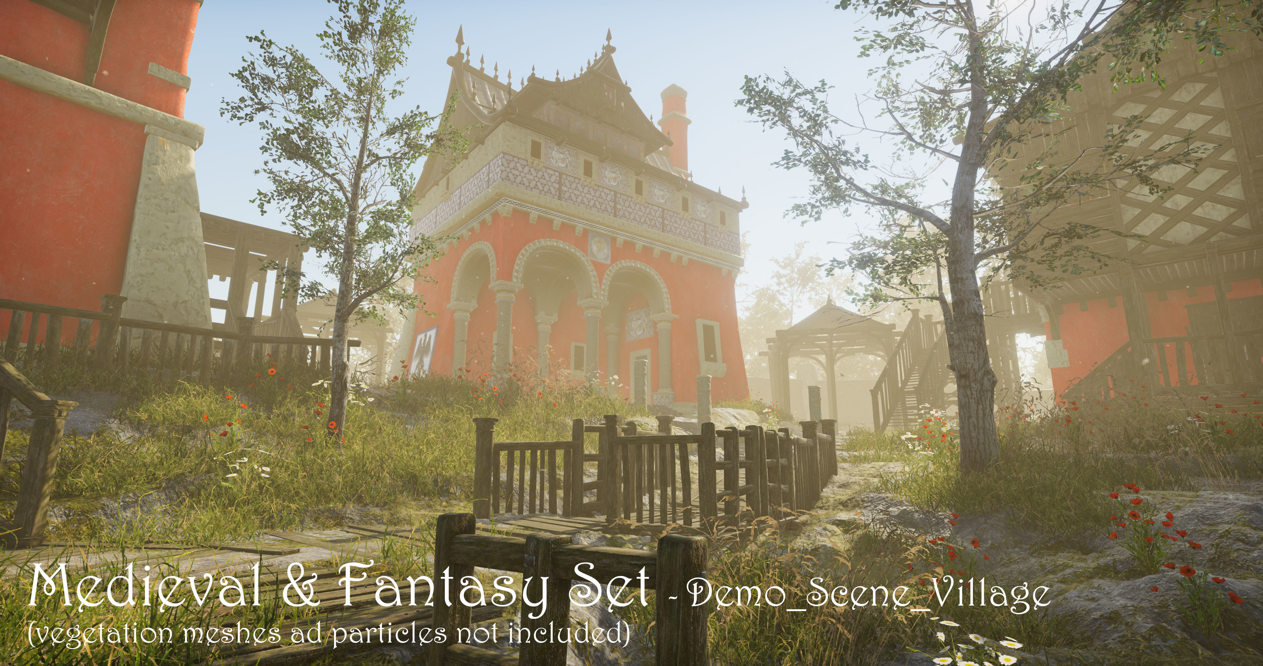 Medieval and Fantasy Set - Game ready Low-poly 3D model_4