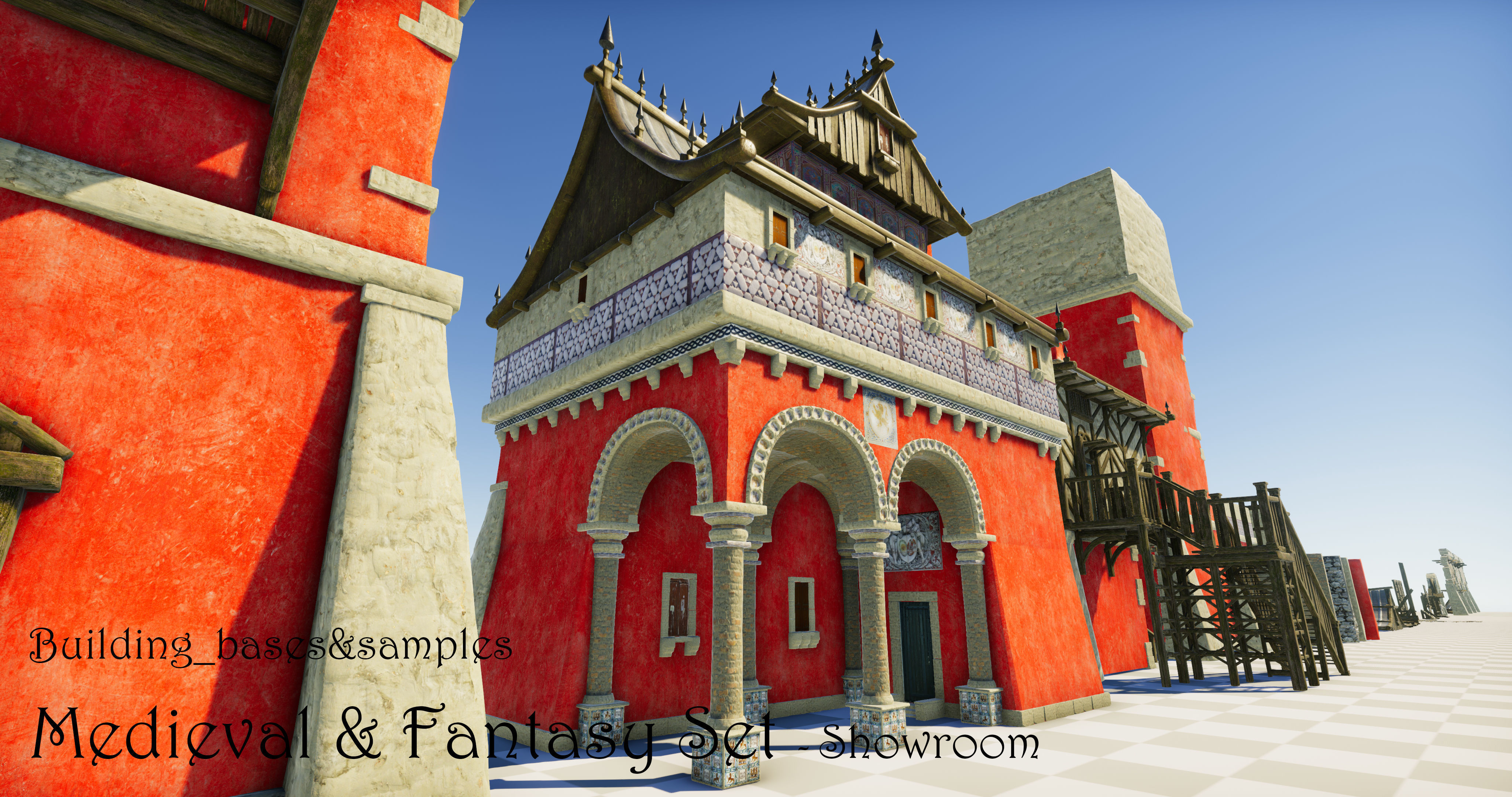 Medieval and Fantasy Set - Game ready Low-poly 3D model_50