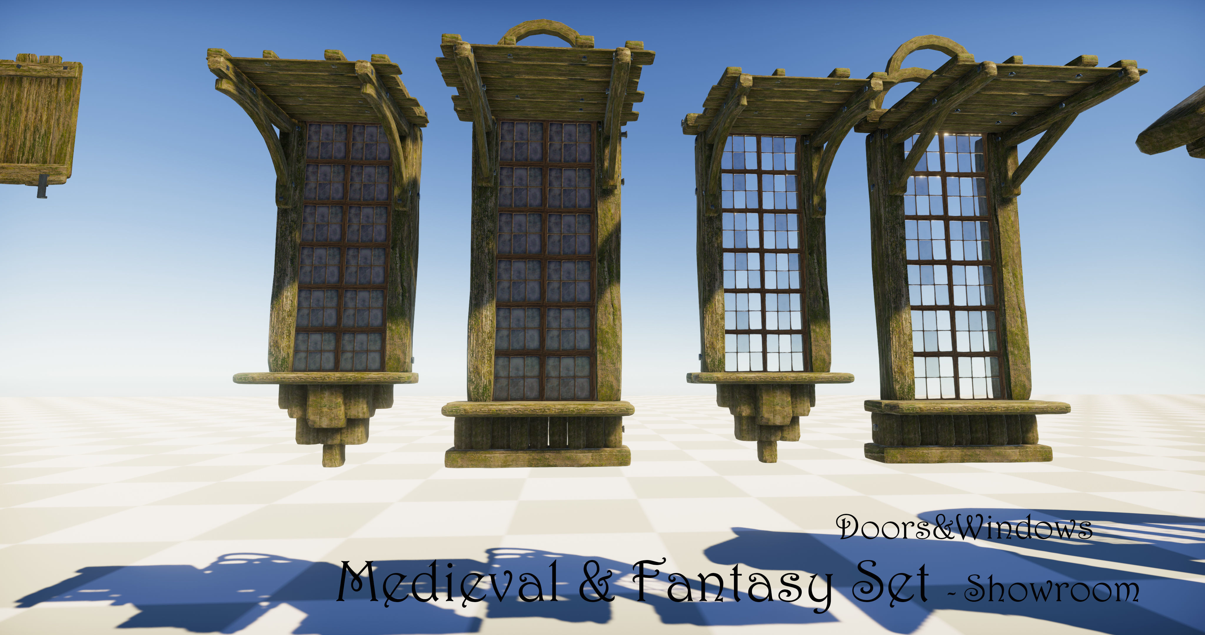 Medieval and Fantasy Set - Game ready Low-poly 3D model_31