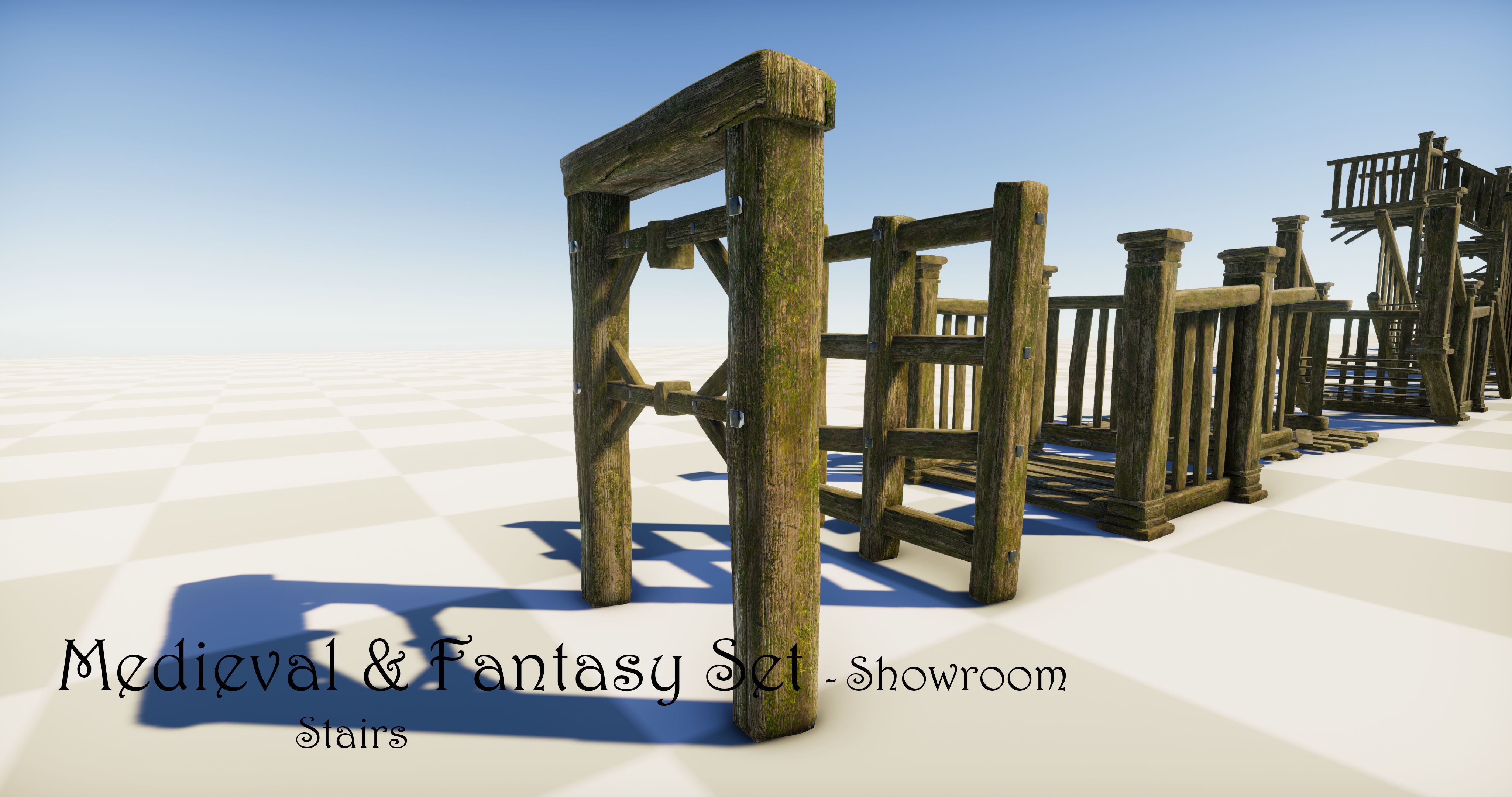 Medieval and Fantasy Set - Game ready Low-poly 3D model_76