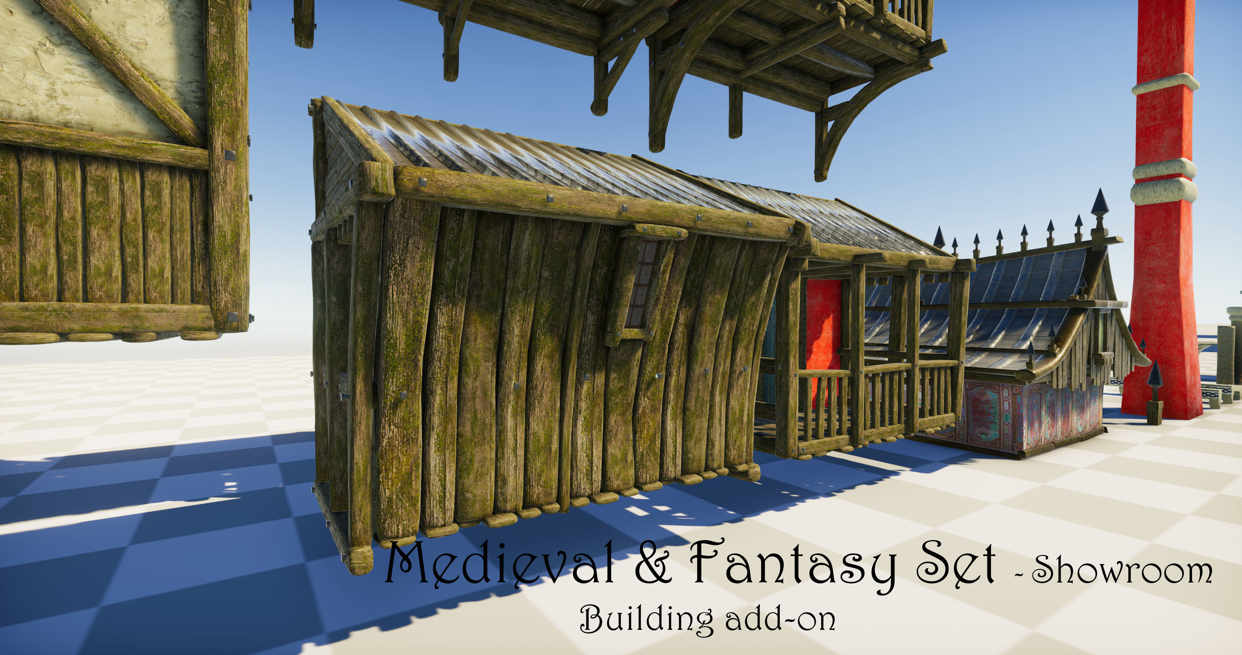Medieval and Fantasy Set - Game ready Low-poly 3D model_63