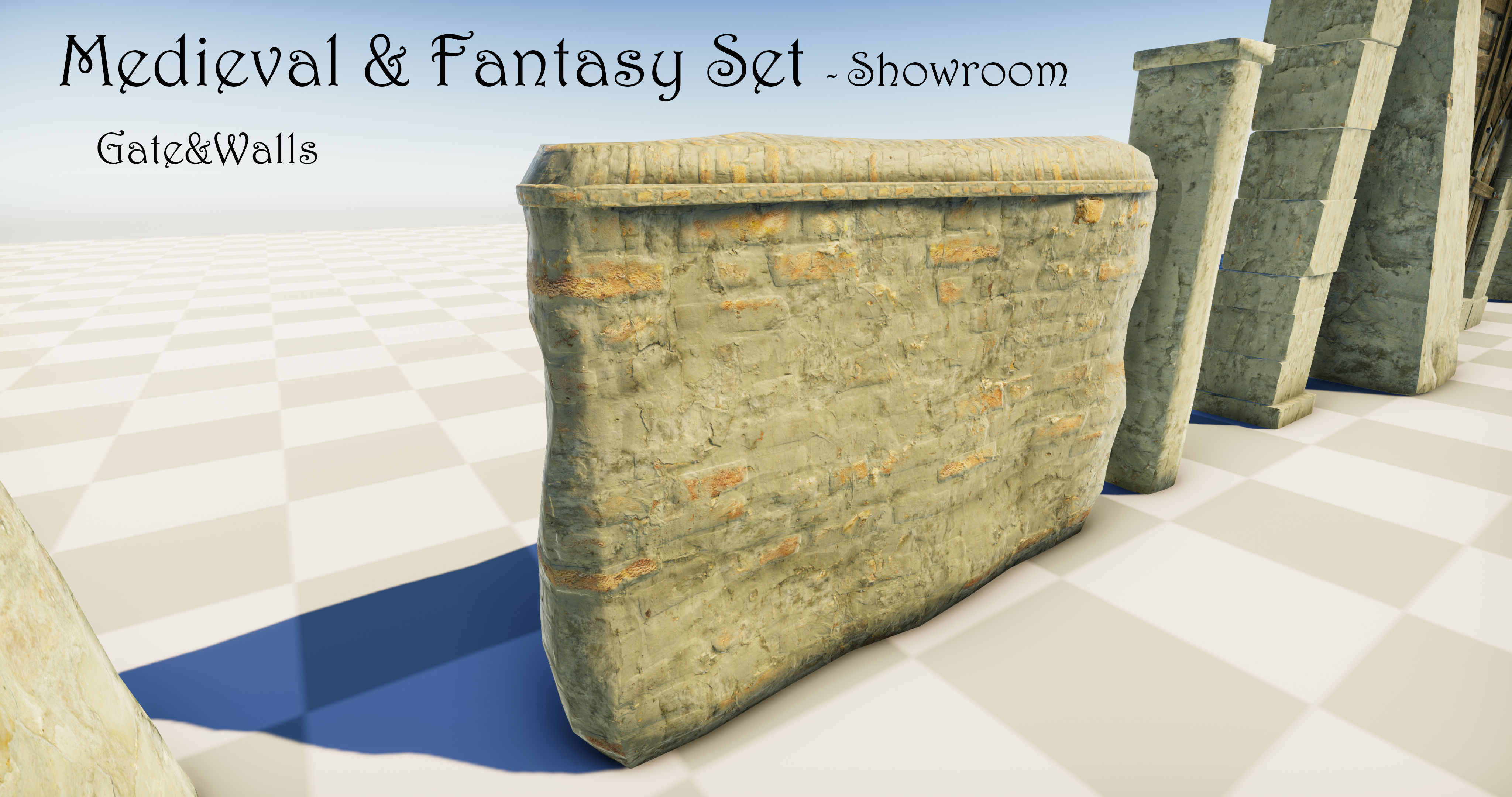 Medieval and Fantasy Set - Game ready Low-poly 3D model_11