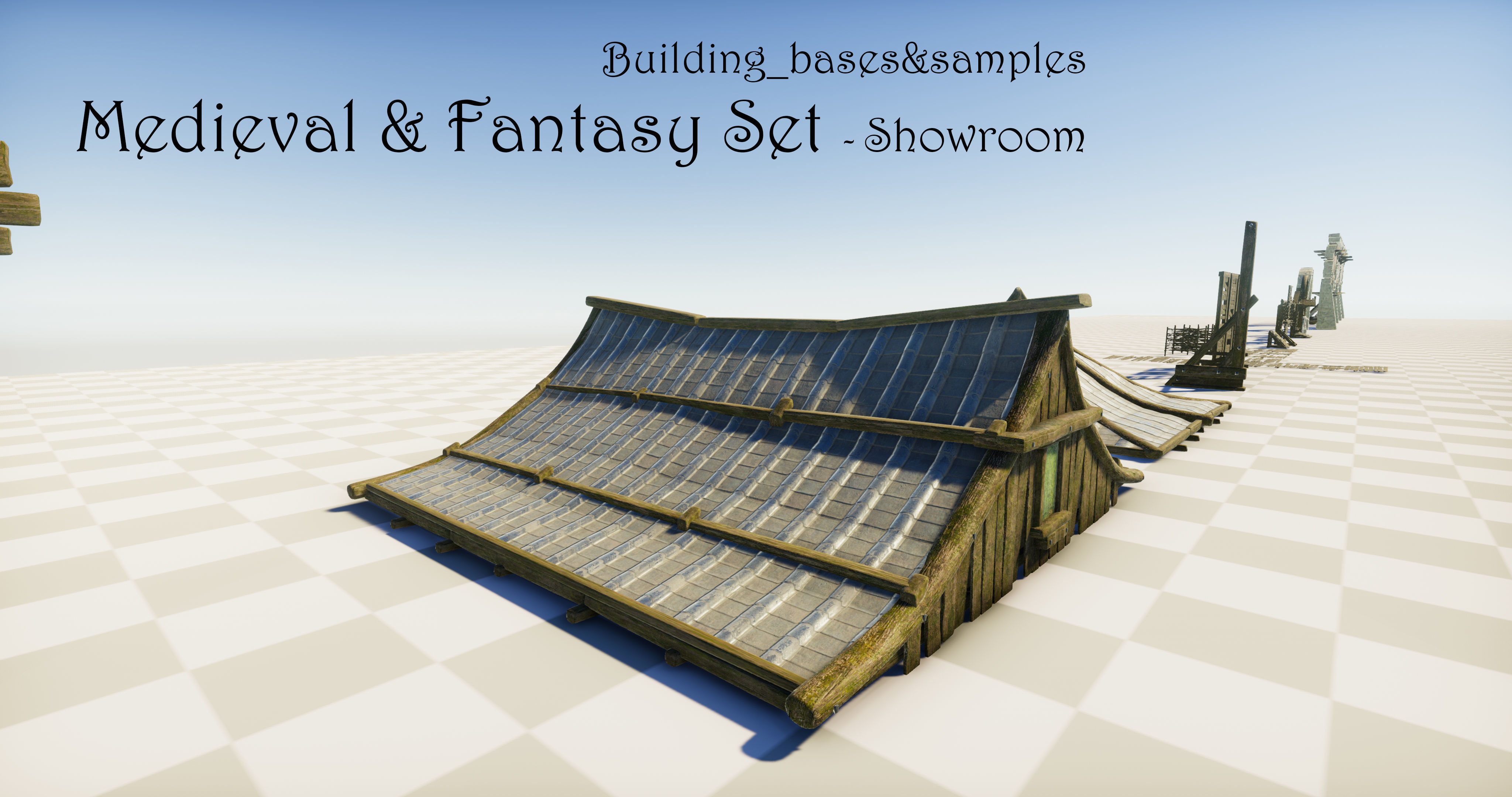 Medieval and Fantasy Set - Game ready Low-poly 3D model_44