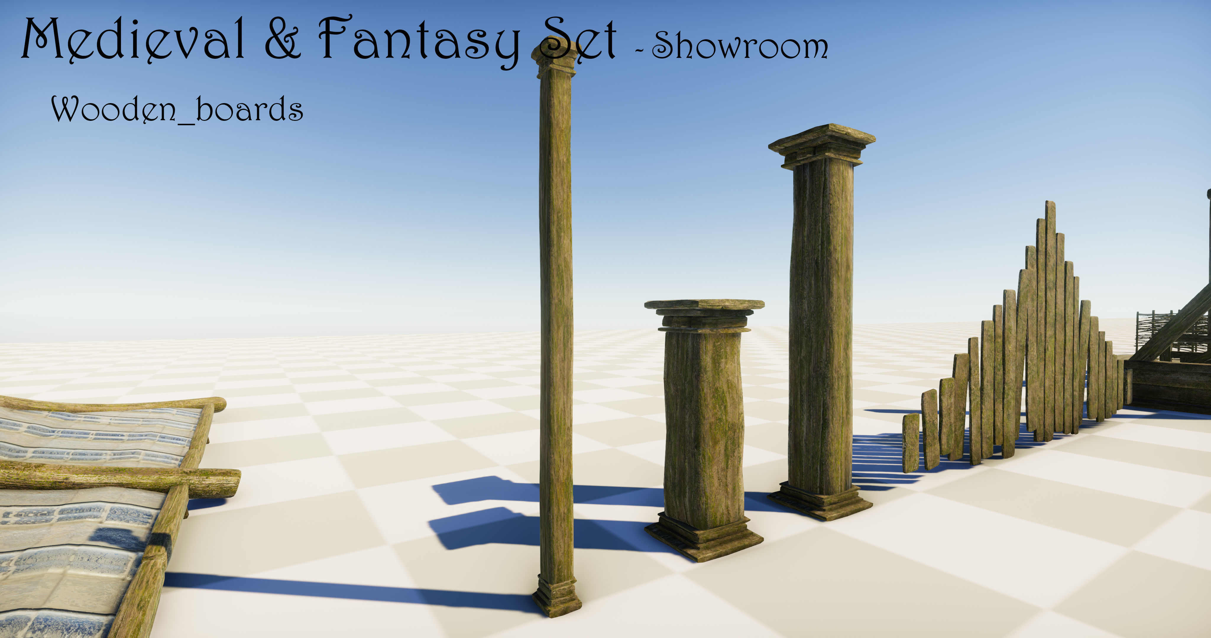 Medieval and Fantasy Set - Game ready Low-poly 3D model_41