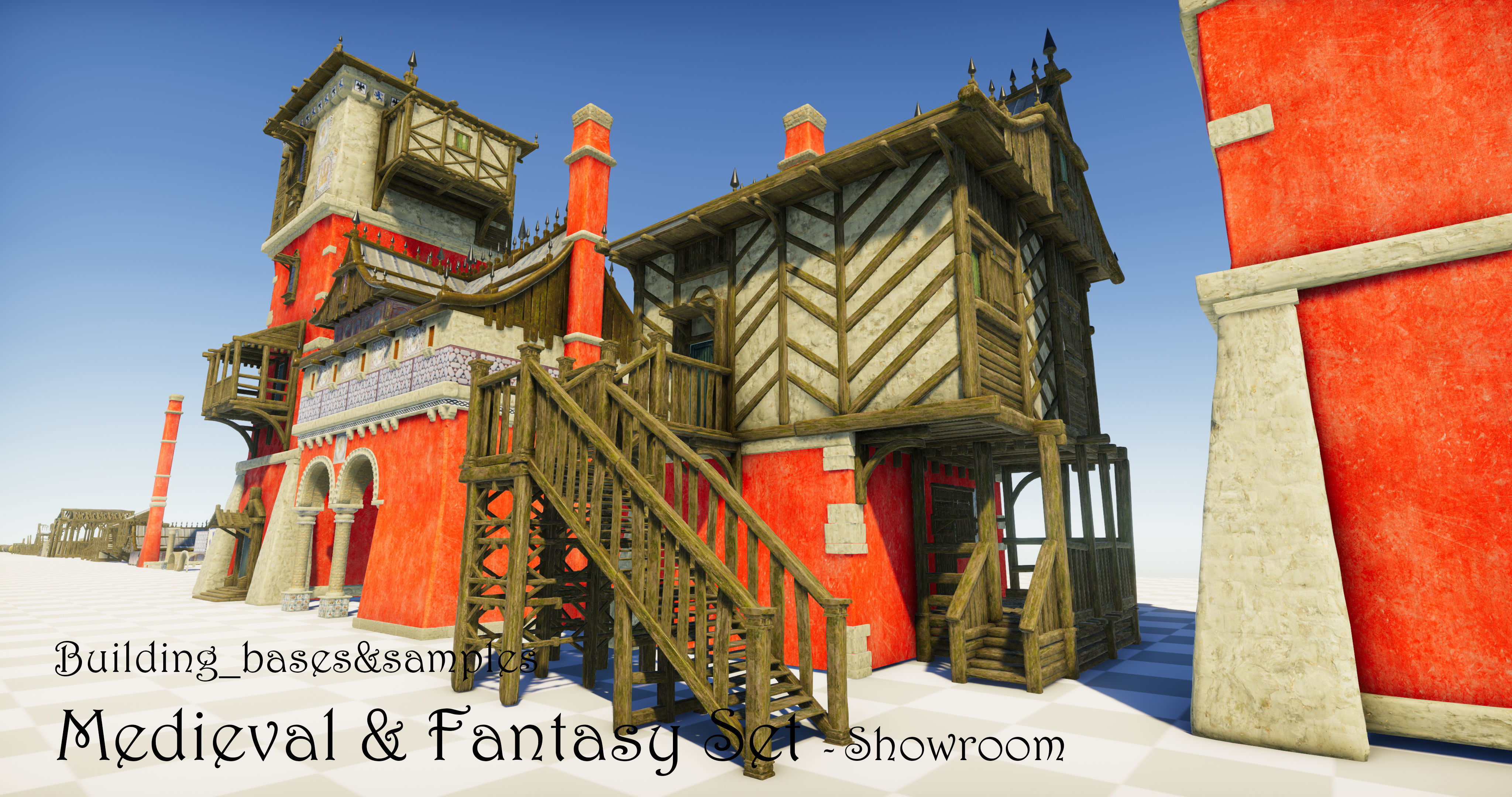 Medieval and Fantasy Set - Game ready Low-poly 3D model_49