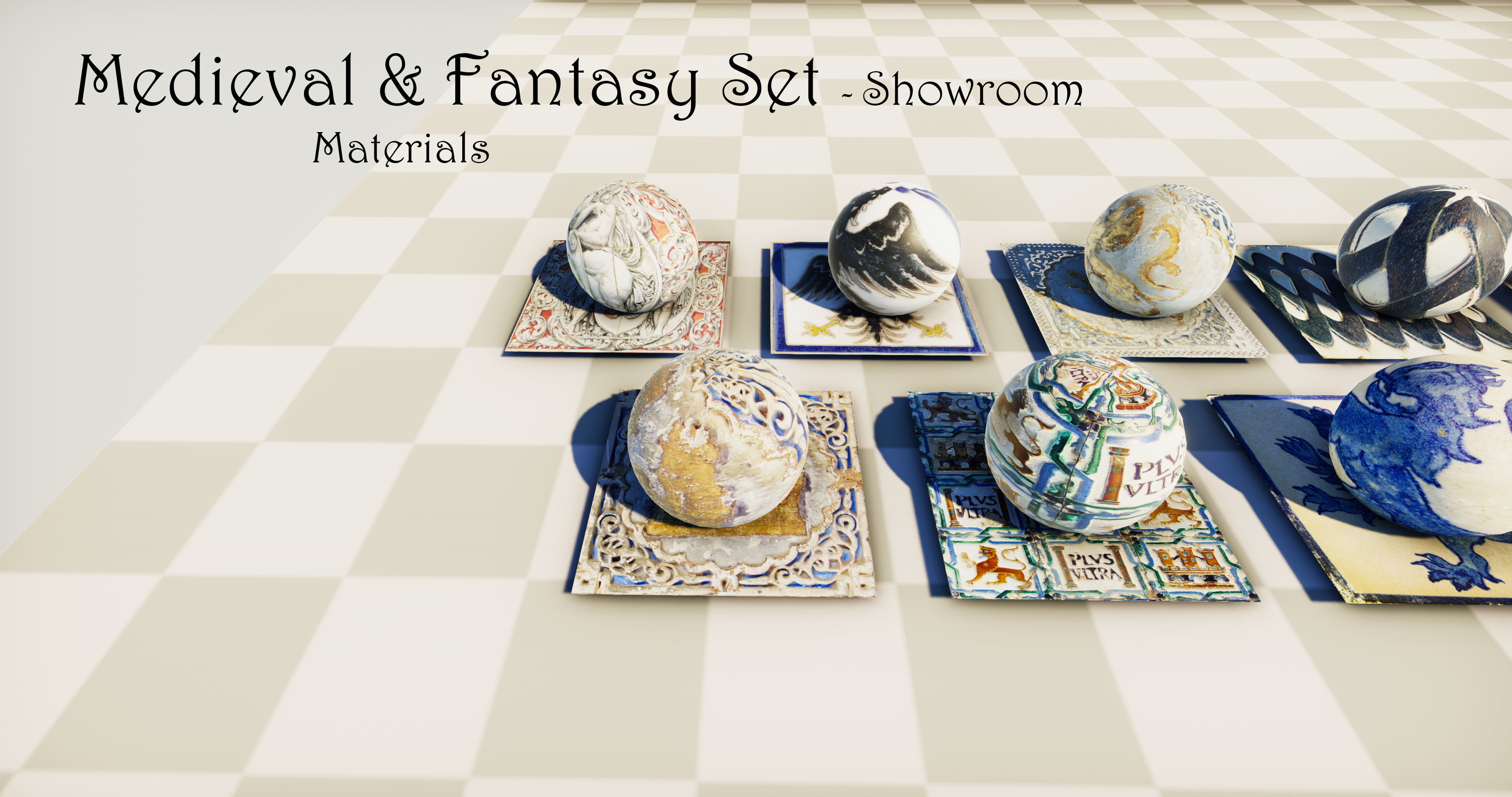 Medieval and Fantasy Set - Game ready Low-poly 3D model_81