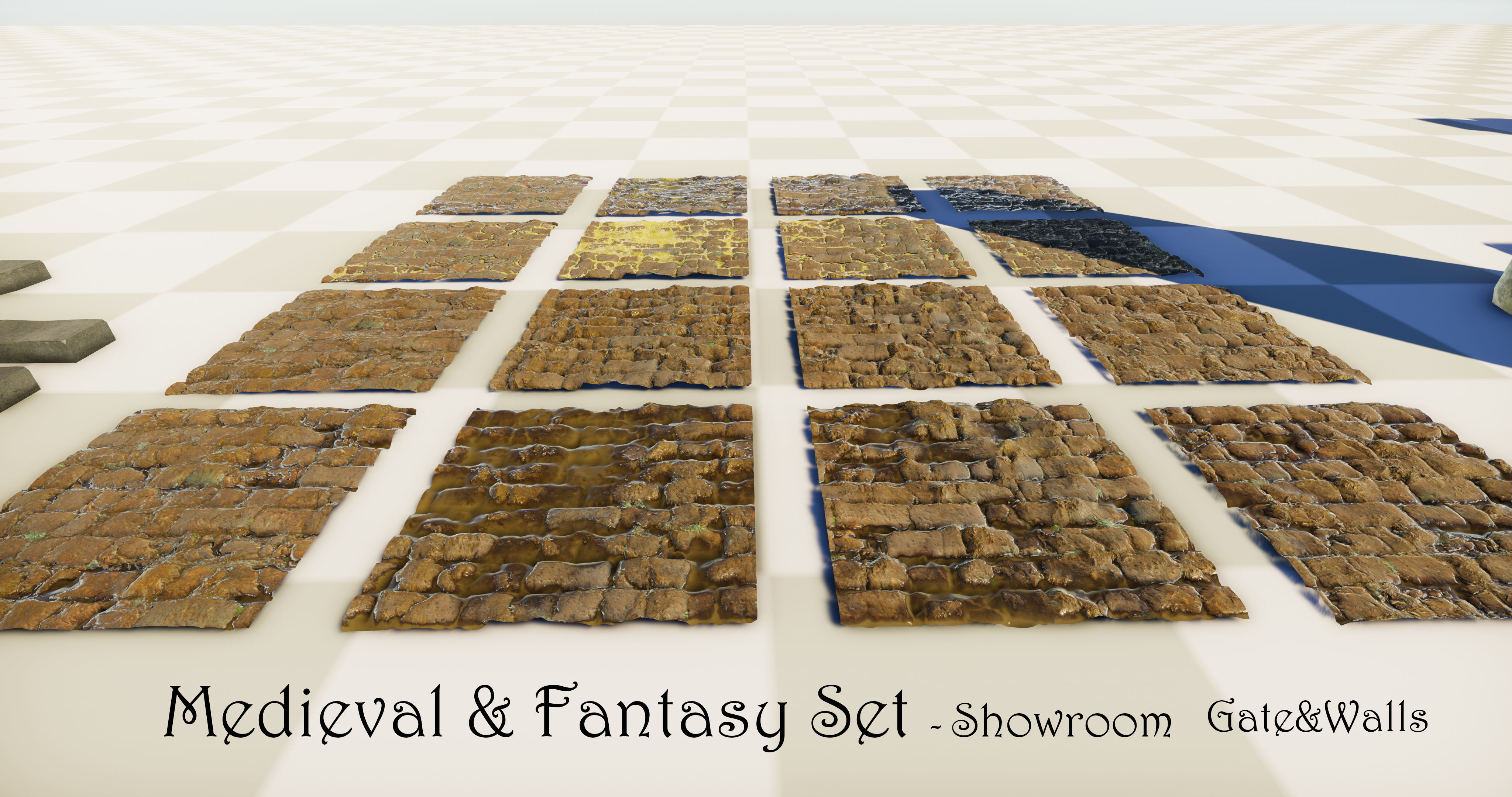 Medieval and Fantasy Set - Game ready Low-poly 3D model_19
