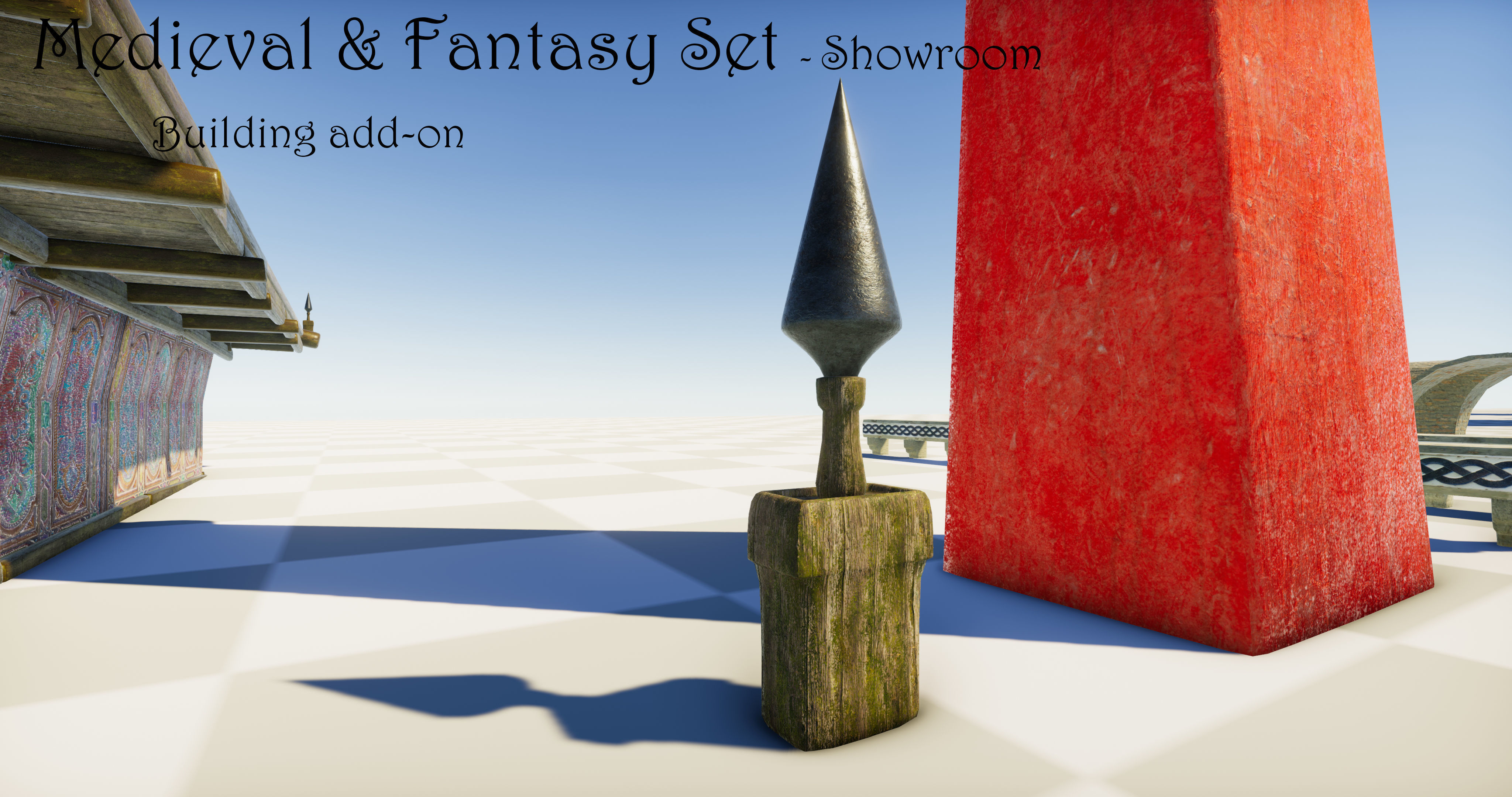 Medieval and Fantasy Set - Game ready Low-poly 3D model_60
