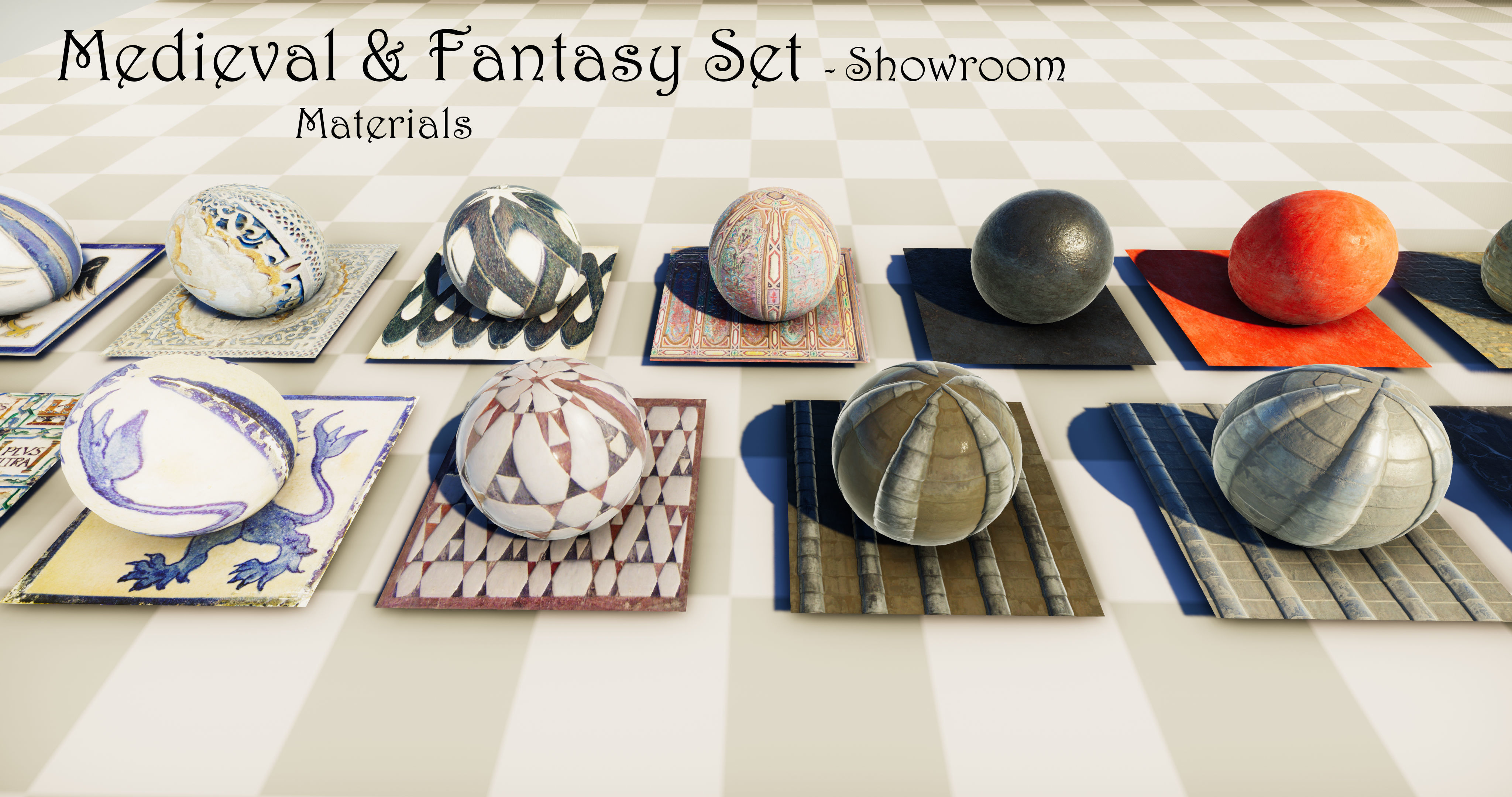 Medieval and Fantasy Set - Game ready Low-poly 3D model_80