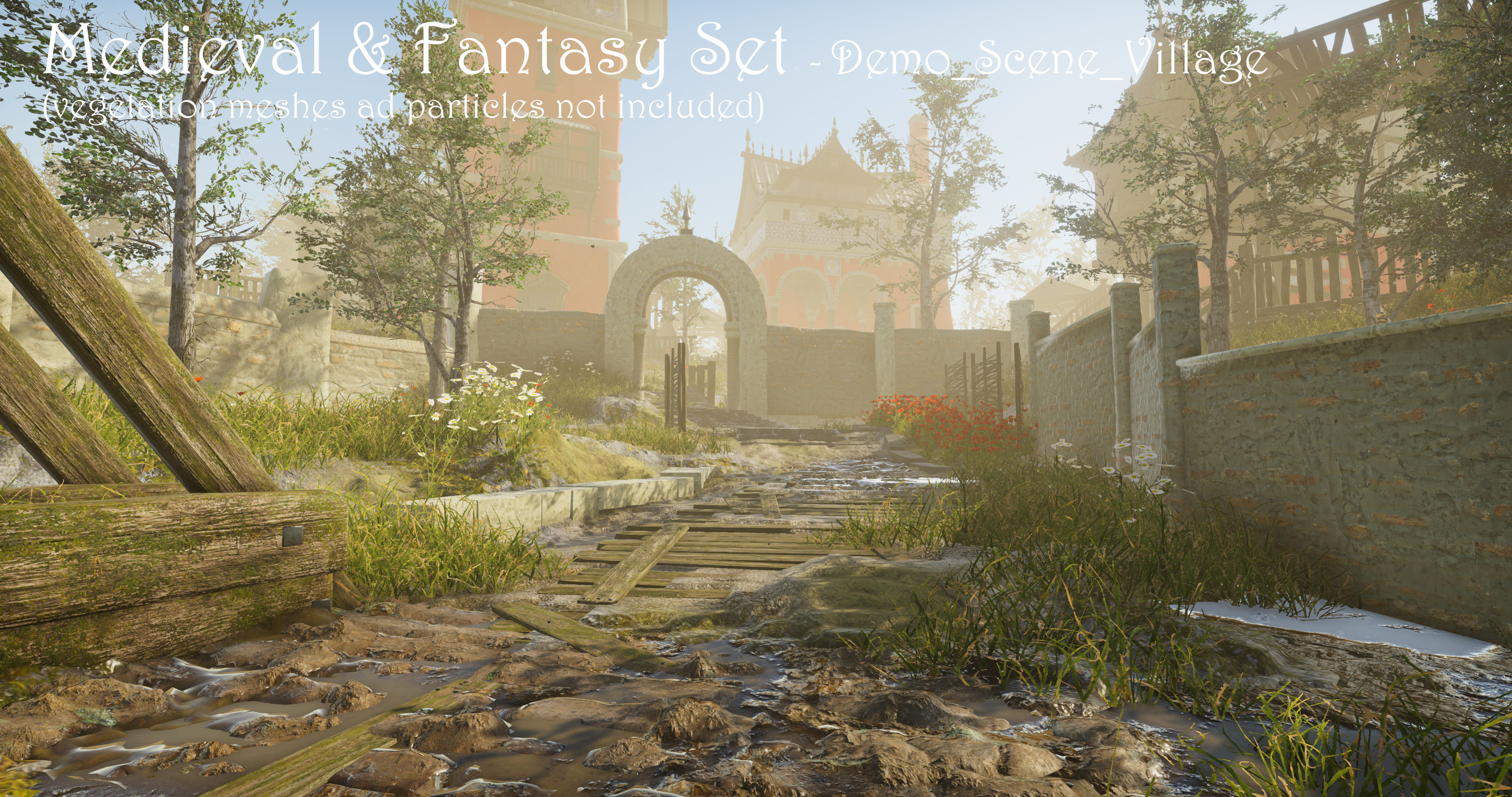 Medieval and Fantasy Set - Game ready Low-poly 3D model_7