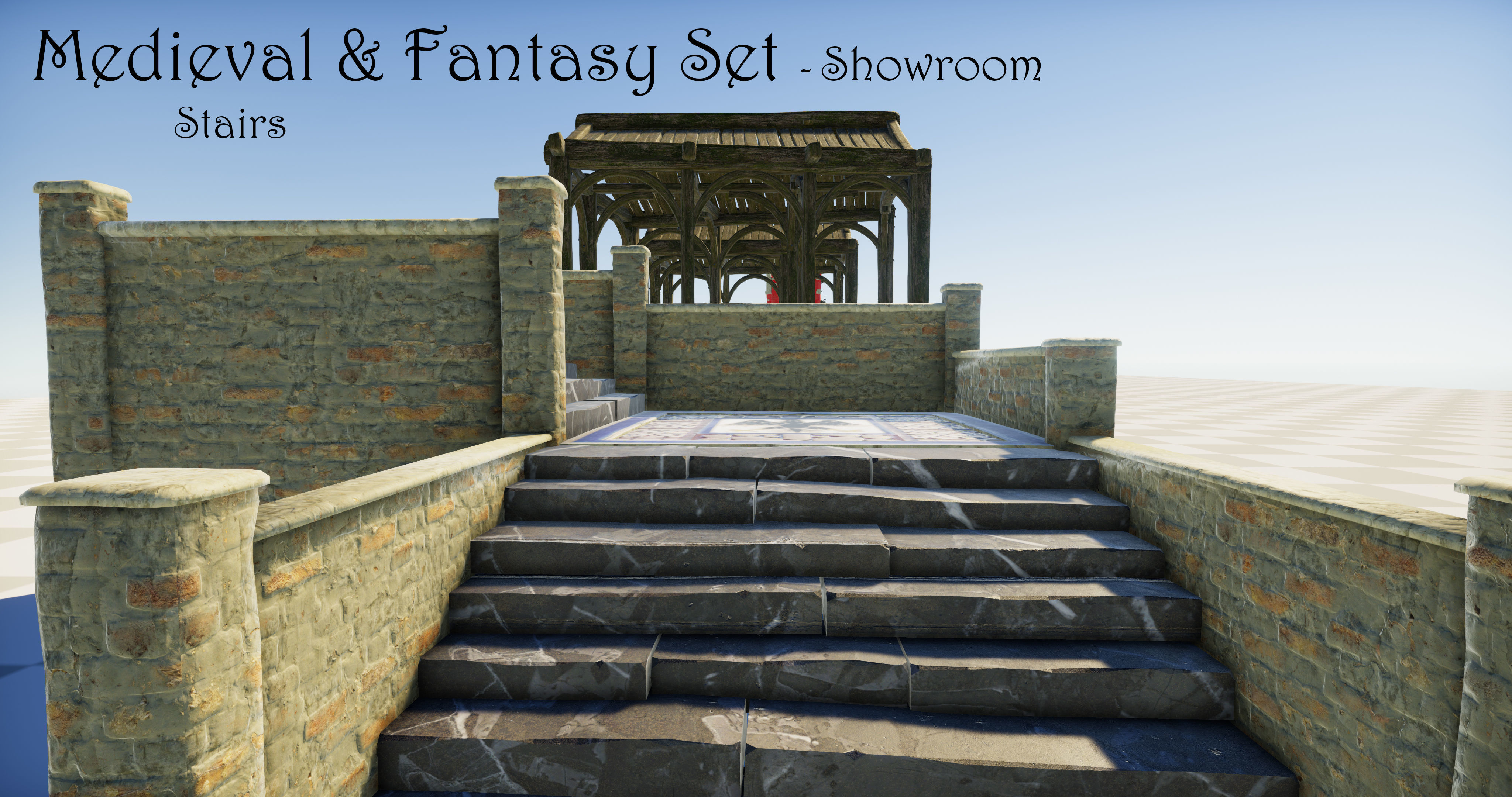 Medieval and Fantasy Set - Game ready Low-poly 3D model_69