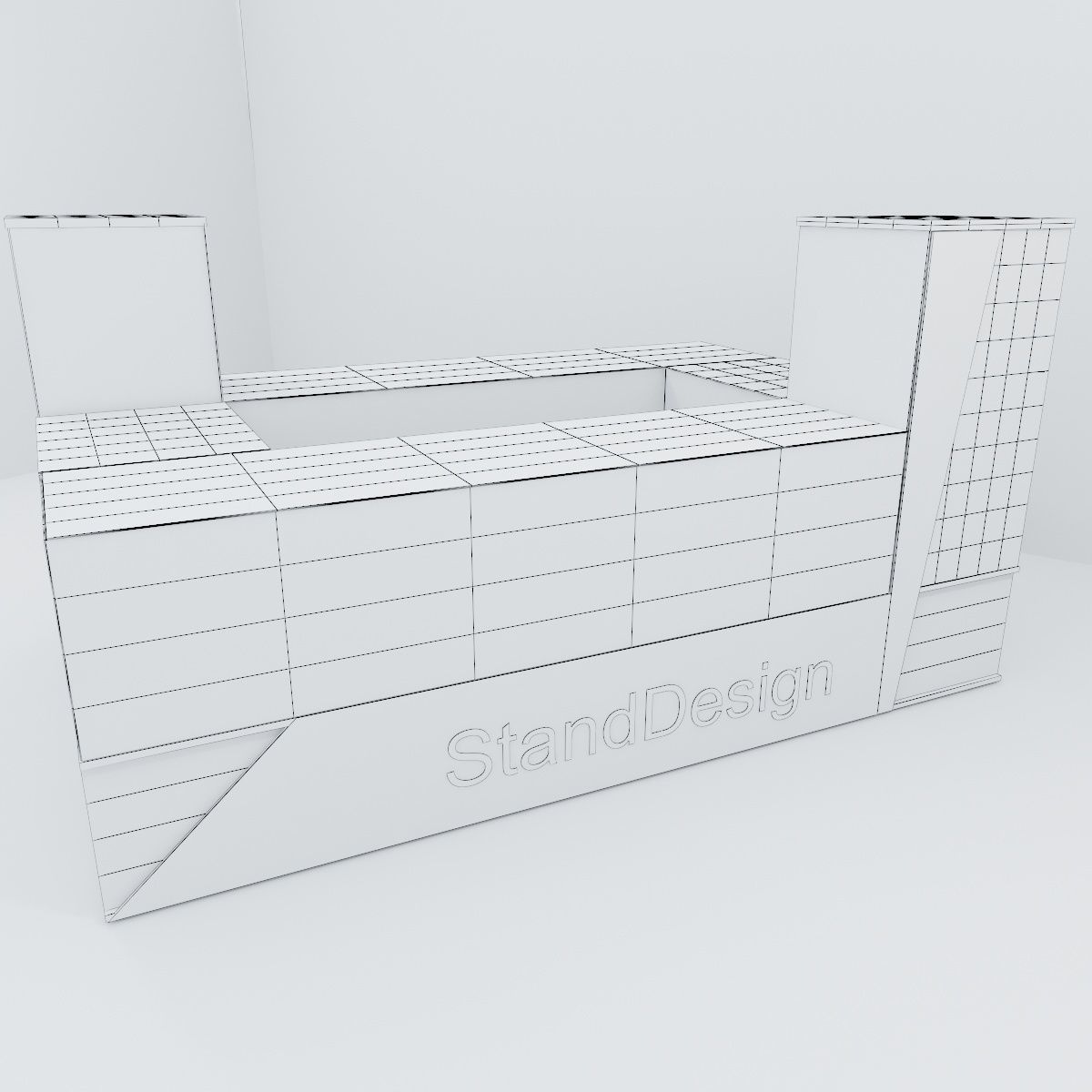Sale Stand 3D model_6