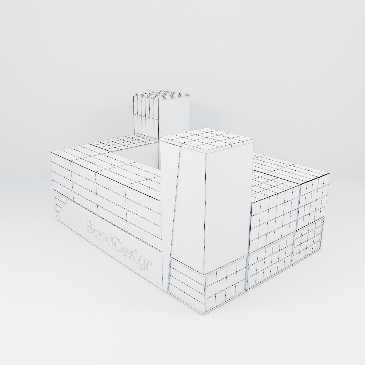 Sale Stand 3D model_7