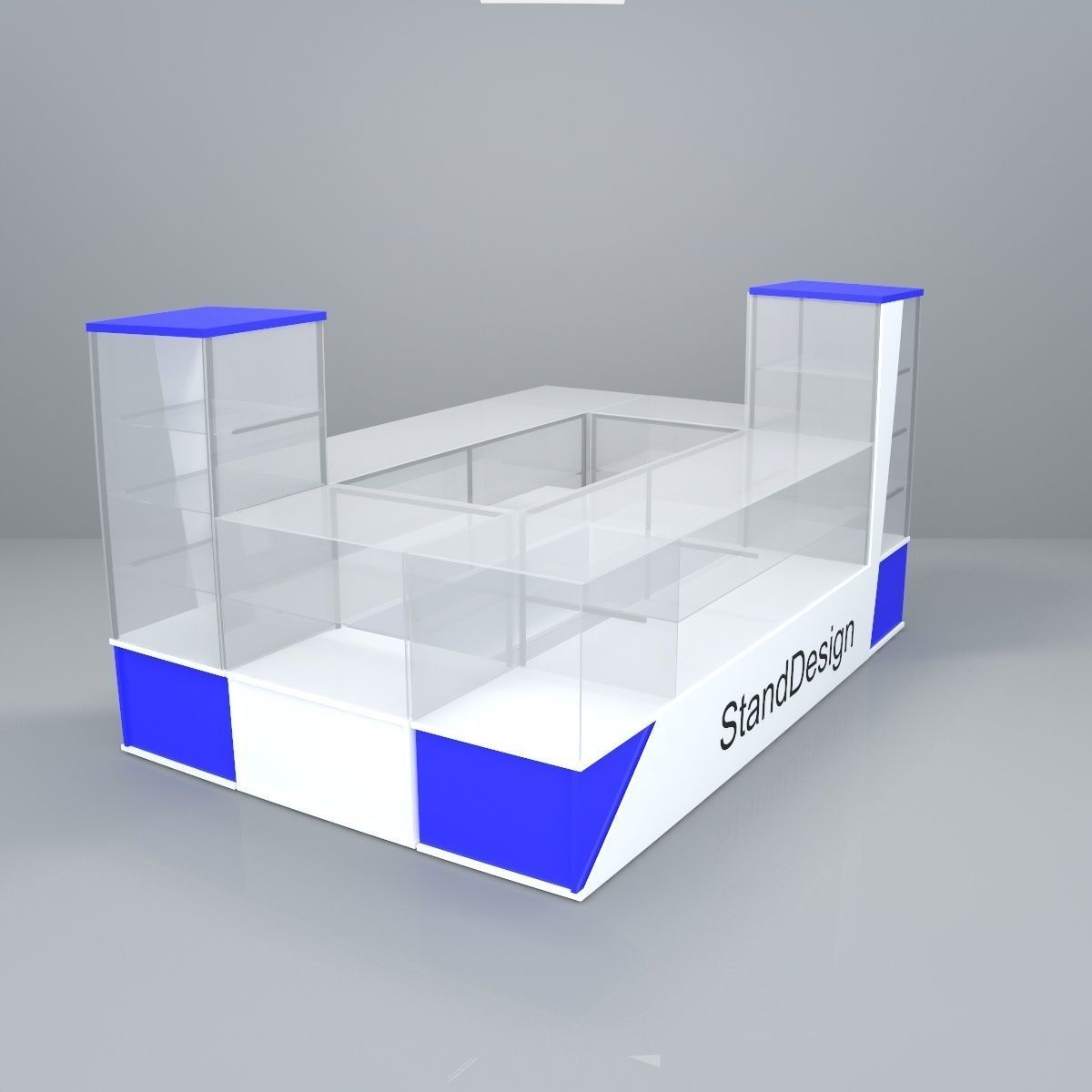 Sale Stand 3D model_4