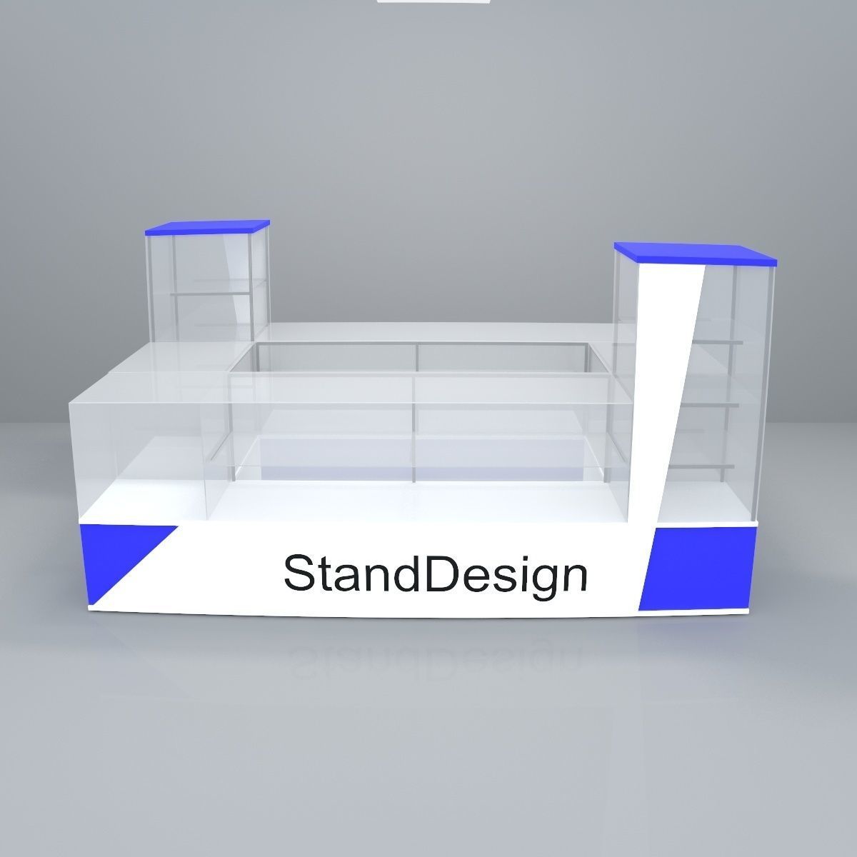 Sale Stand 3D model_3