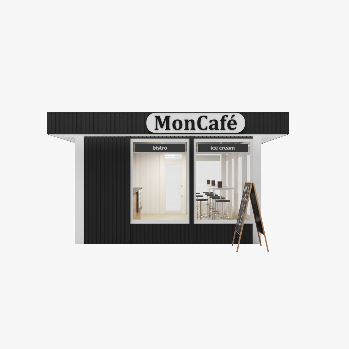 MonCafe 3D model_4