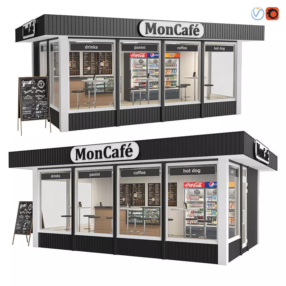 MonCafe 3D model_0