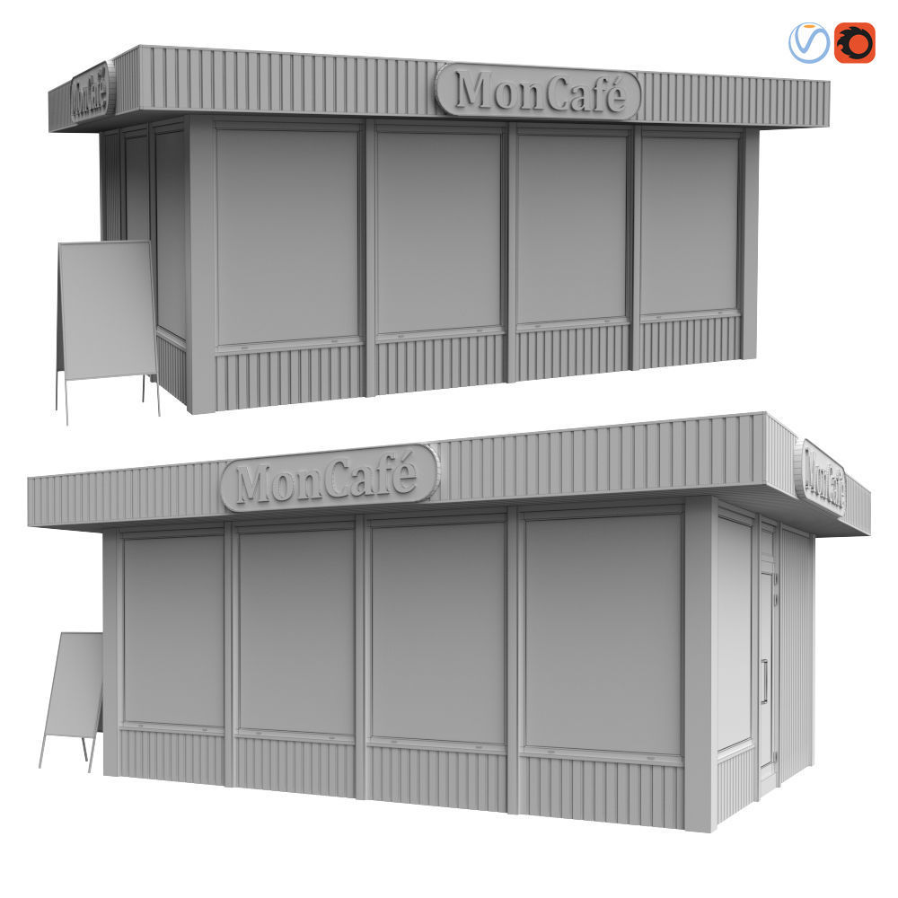 MonCafe 3D model_2