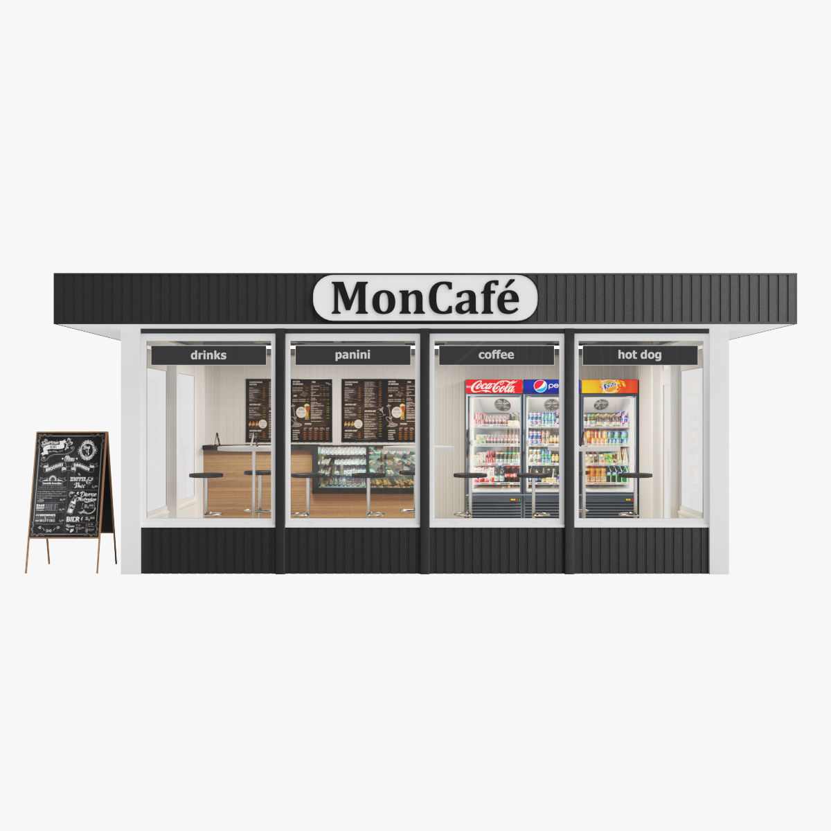 MonCafe 3D model_3