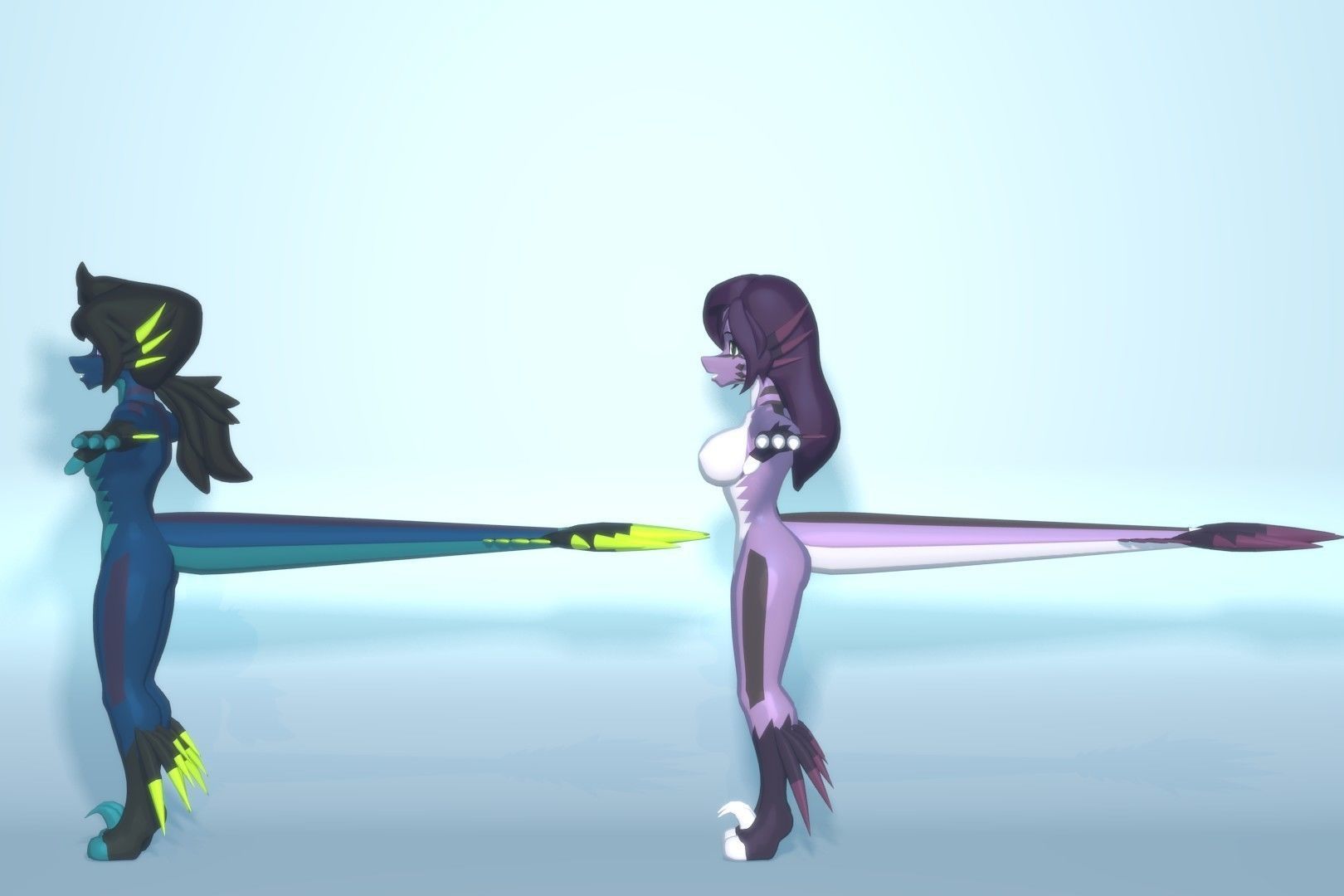 Acheron Raptor Clean Low-poly 3D model_12