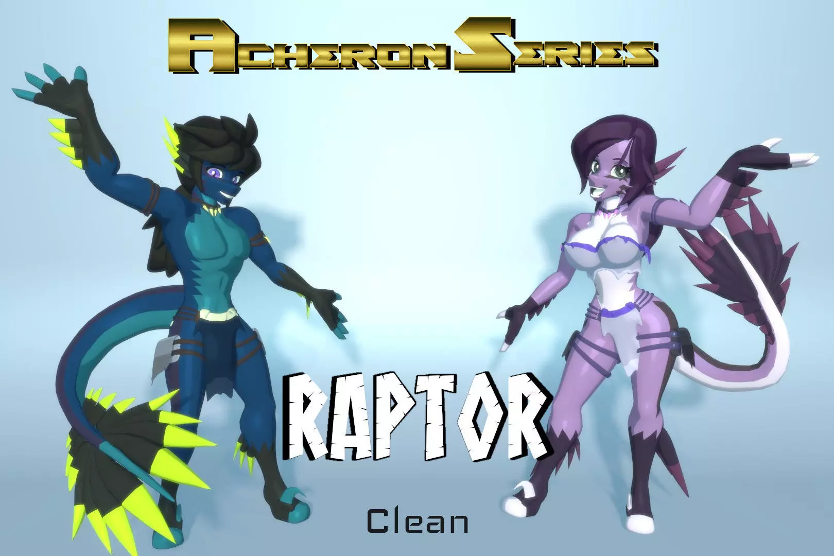 Acheron Raptor Clean Low-poly 3D model_0