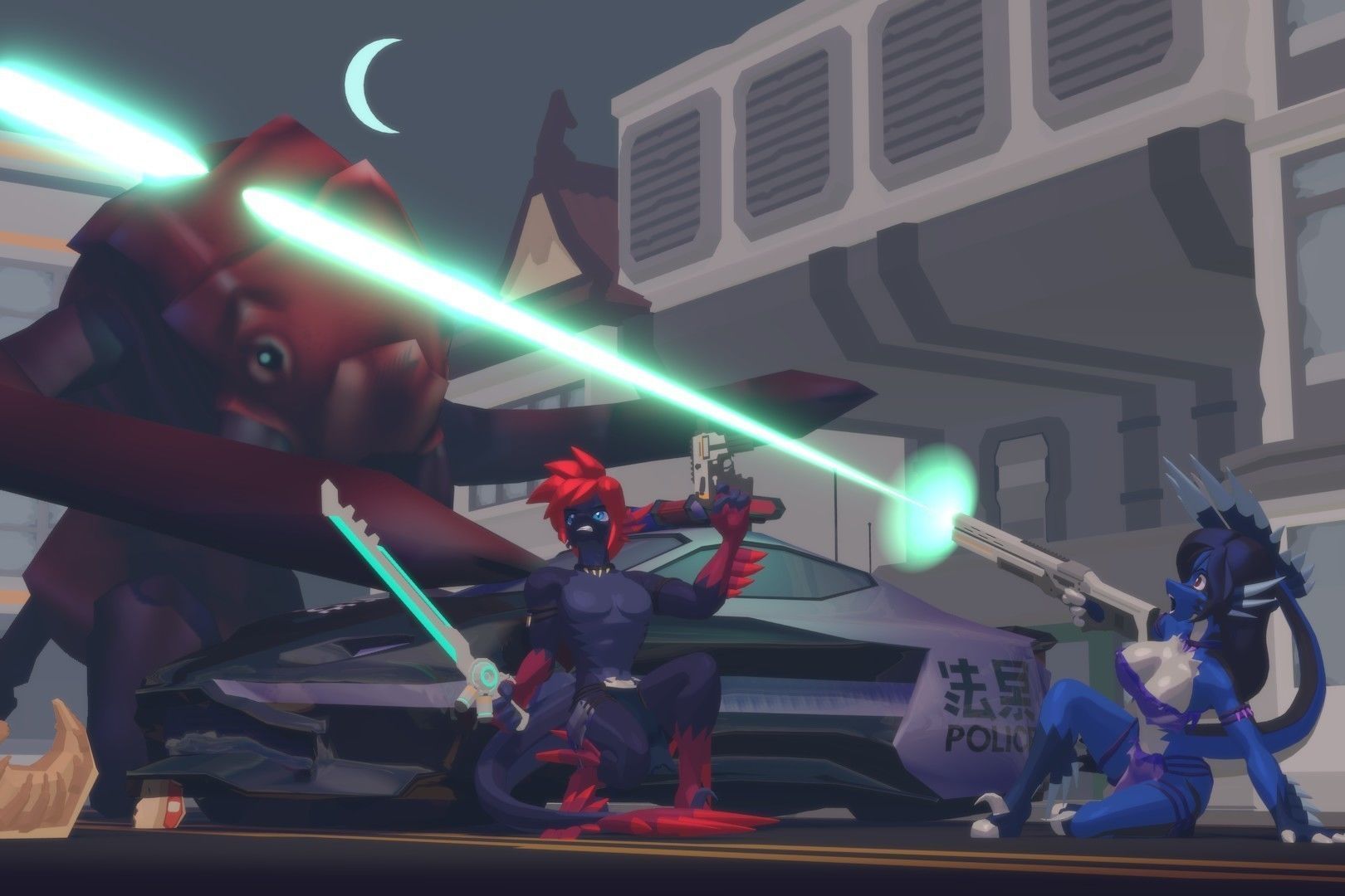 Acheron Raptor Clean Low-poly 3D model_4