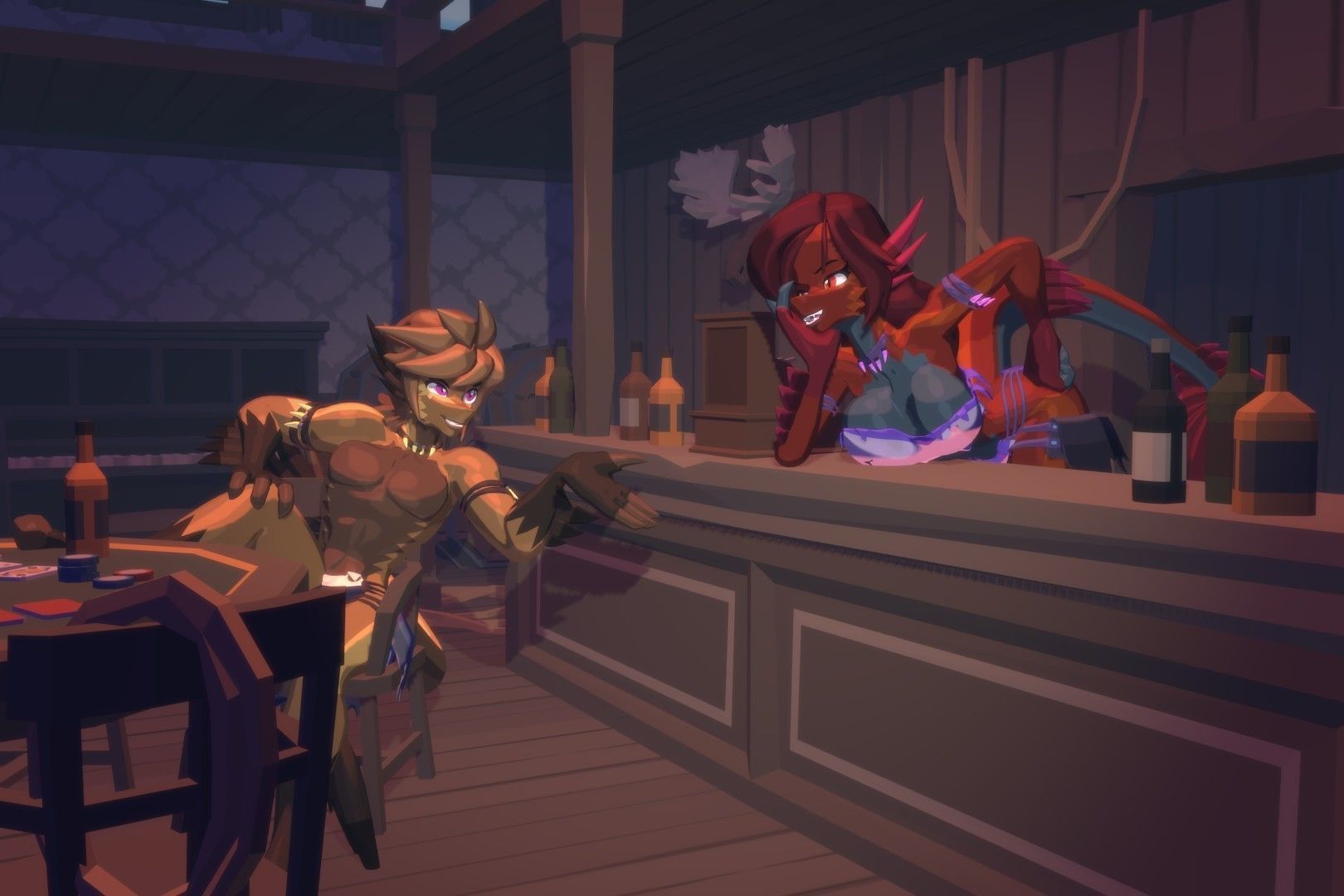 Acheron Raptor Clean Low-poly 3D model_5