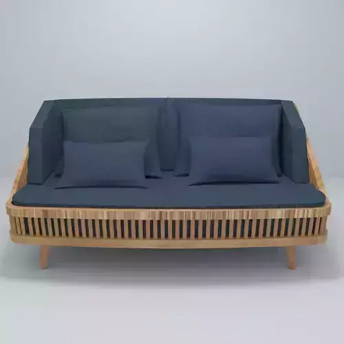 Modern Wood Sofa model