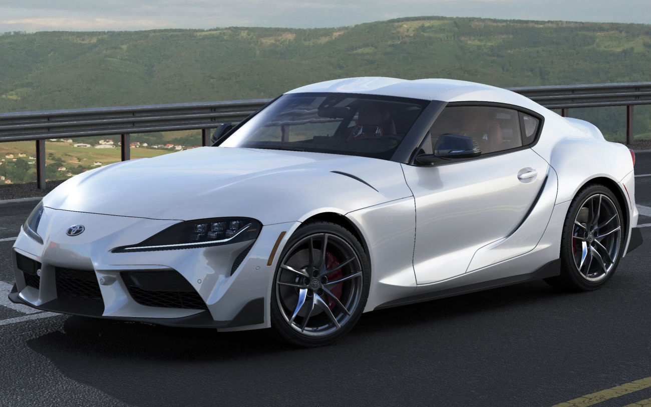 Toyota Supra 2020 with interior 3D model_19