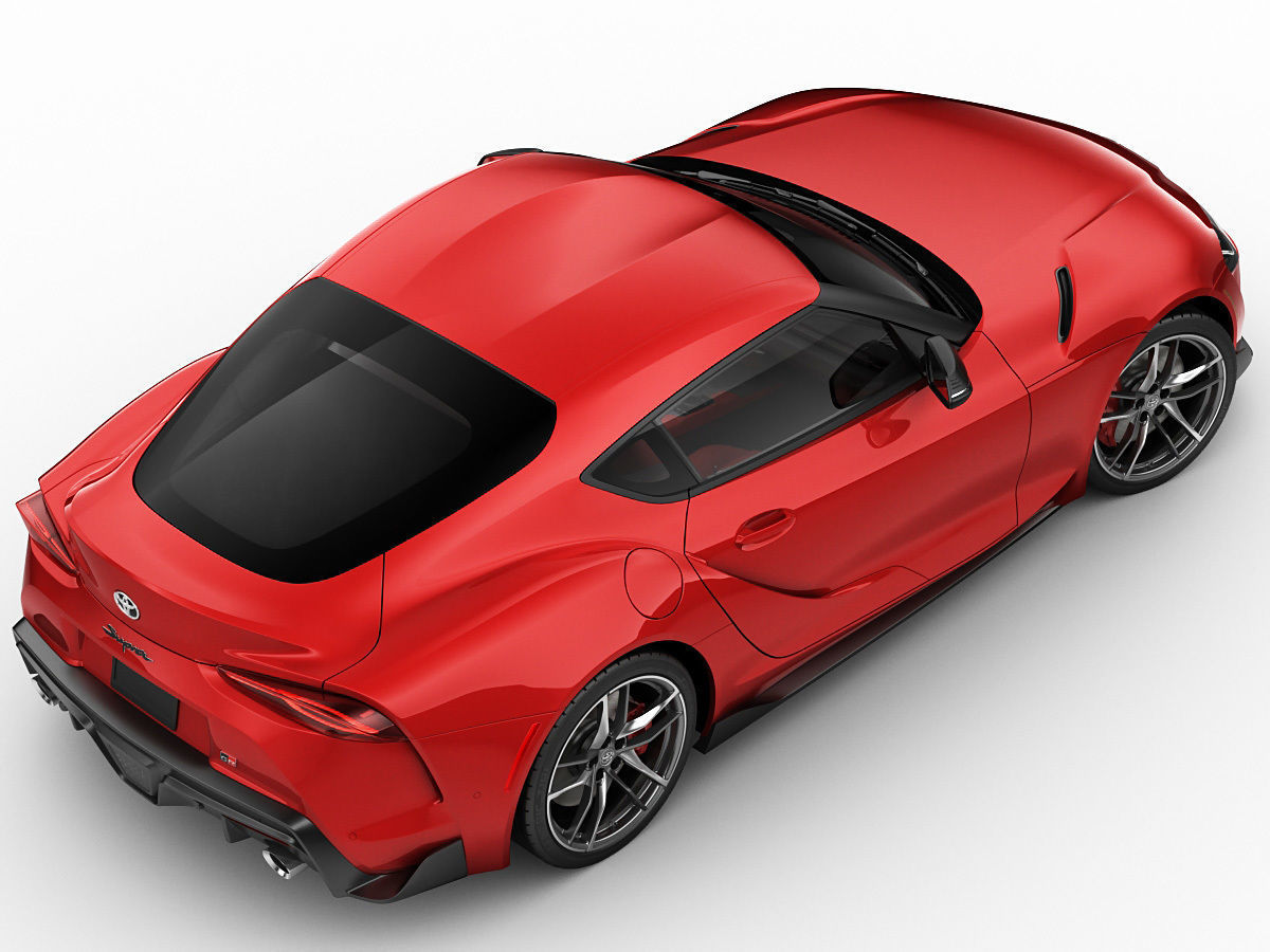 Toyota Supra 2020 with interior 3D model_7