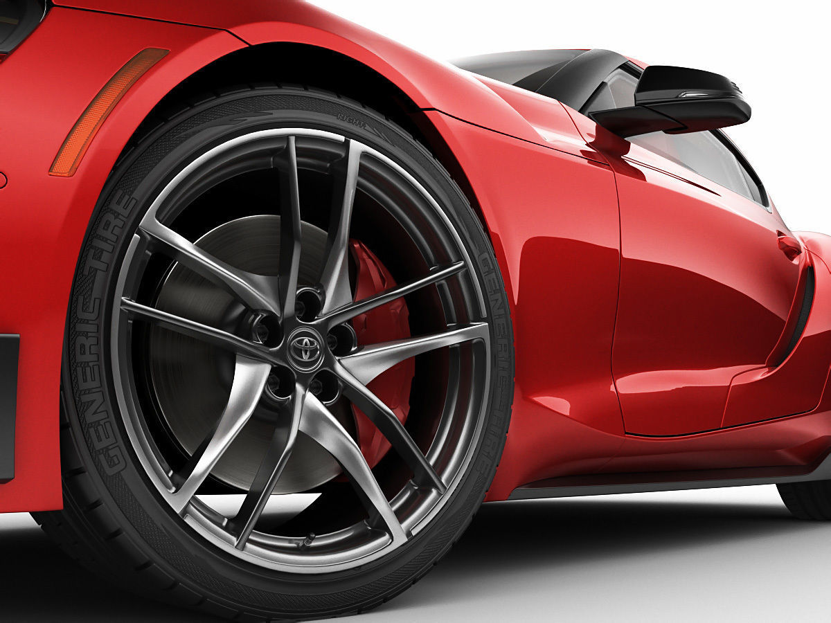 Toyota Supra 2020 with interior 3D model_10