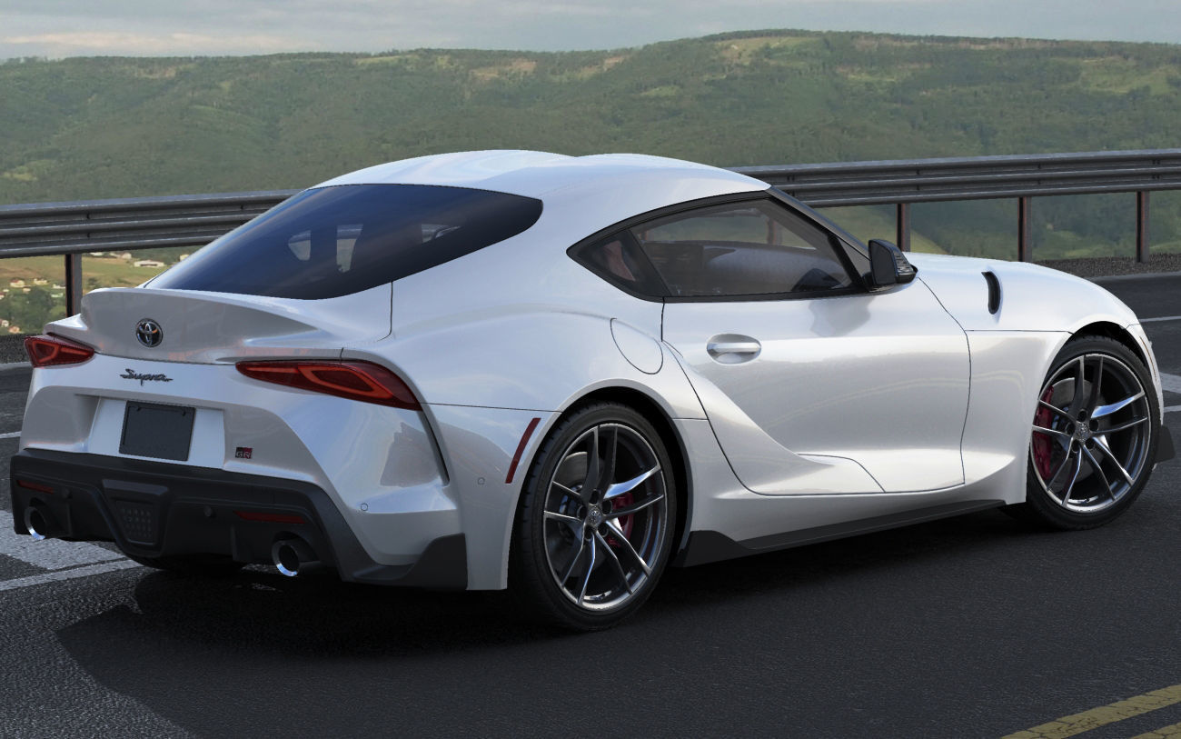 Toyota Supra 2020 with interior 3D model_20