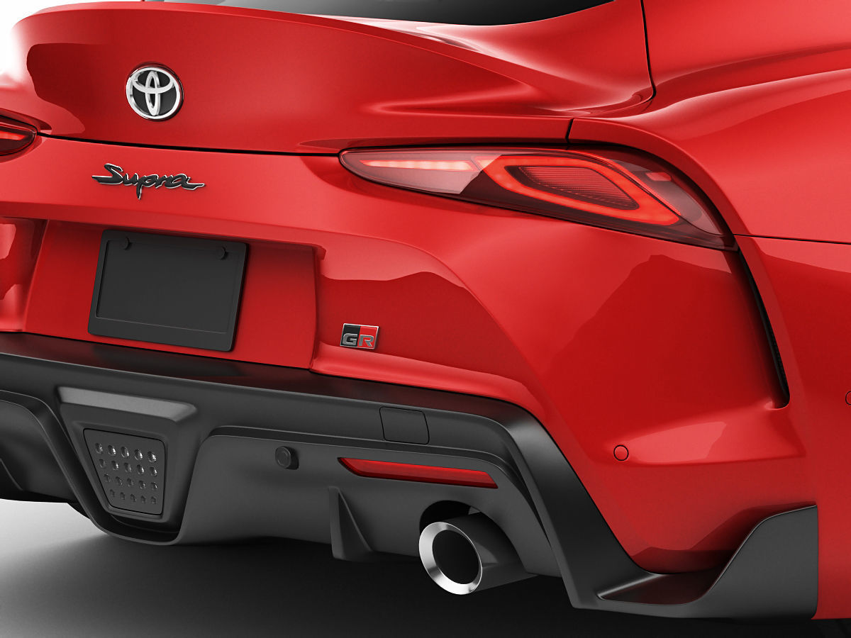 Toyota Supra 2020 with interior 3D model_5