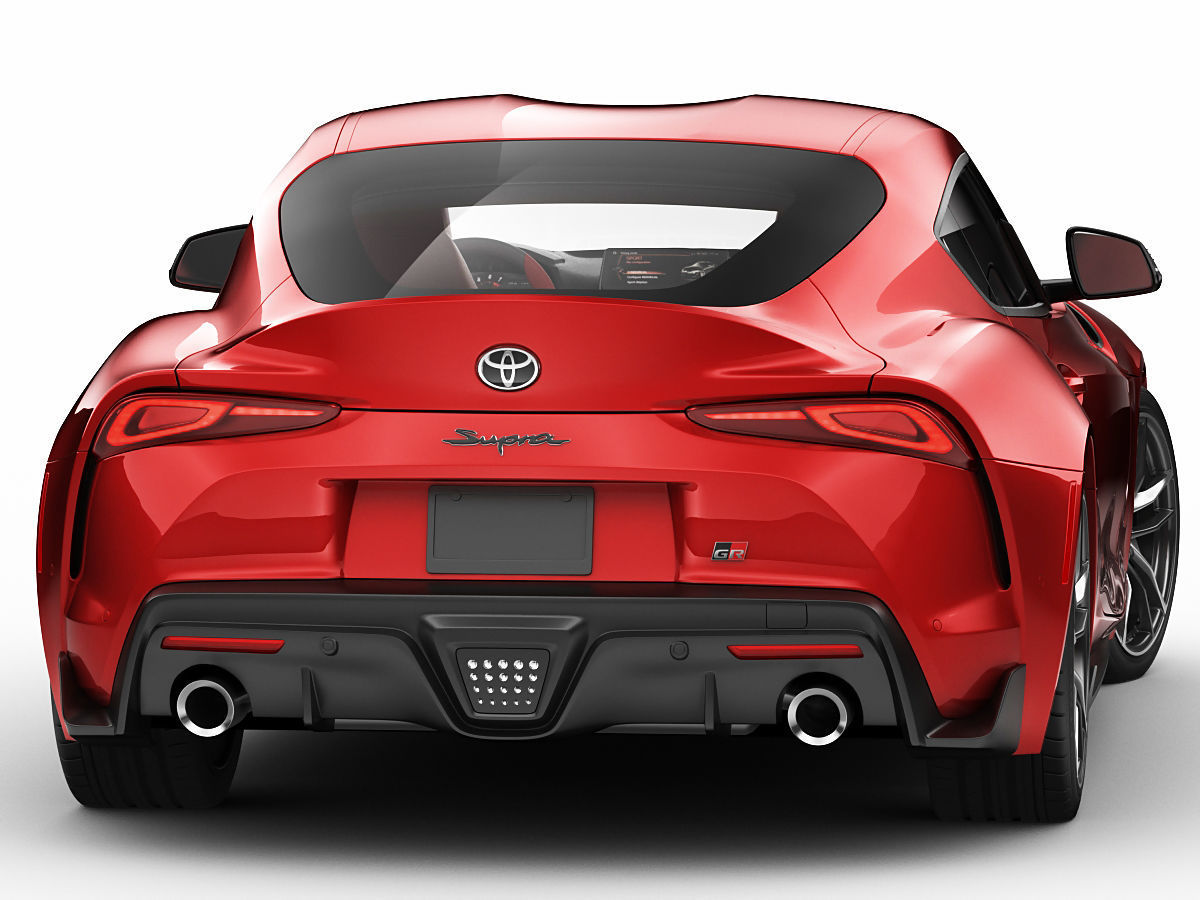 Toyota Supra 2020 with interior 3D model_12