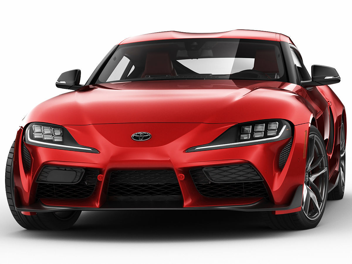 Toyota Supra 2020 with interior 3D model_11
