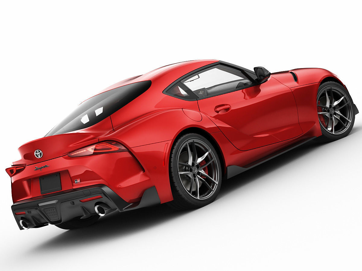 Toyota Supra 2020 with interior 3D model_9