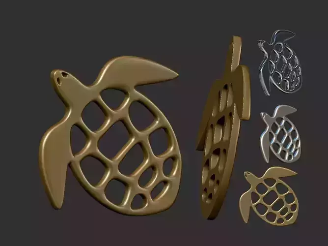 turtle 02 3d model