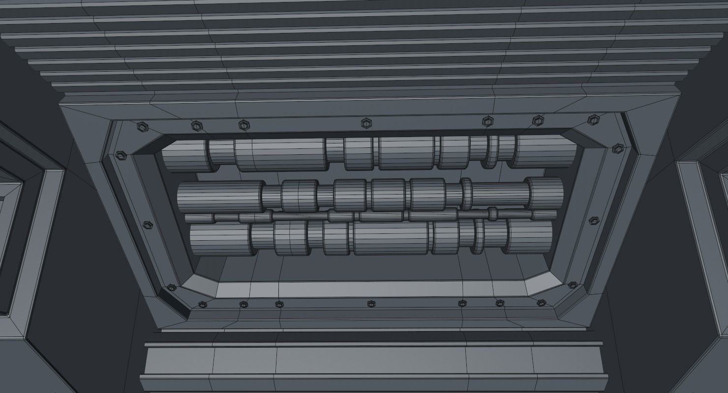 Sci Fi Corridor 3D model_20