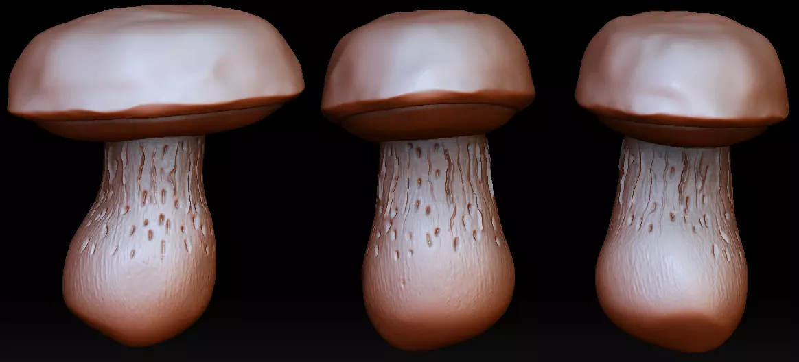 Mushroom pendant 3D print model_0