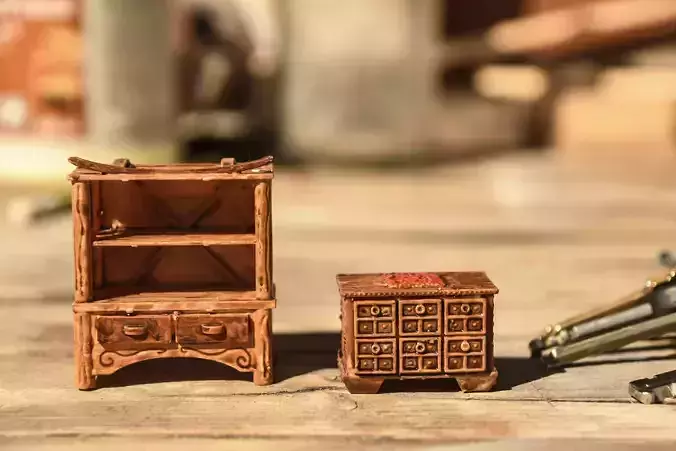 28mm furniture 3D print model