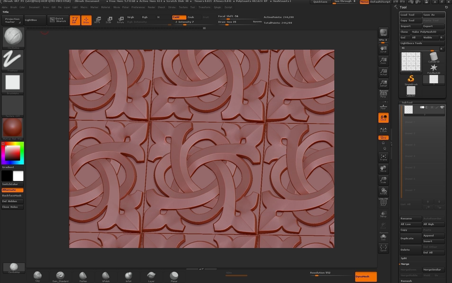 3d STL OBJ models for CNC Carved rosette  gothic  3D print model_3