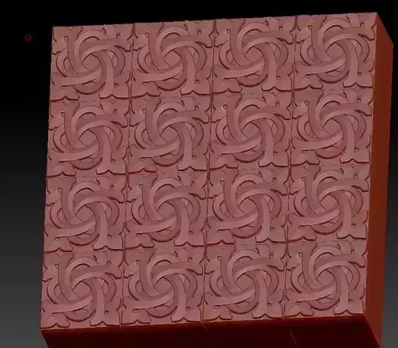 3d STL OBJ models for CNC Carved rosette  gothic 