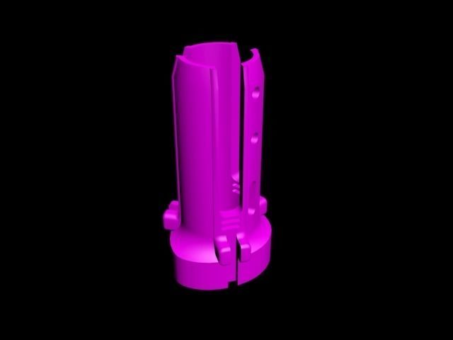 Rorschach Grappling Hook 3D print model_3