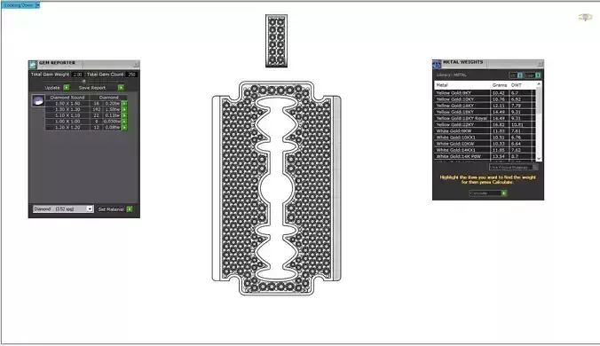 Razor pendant 3D print model