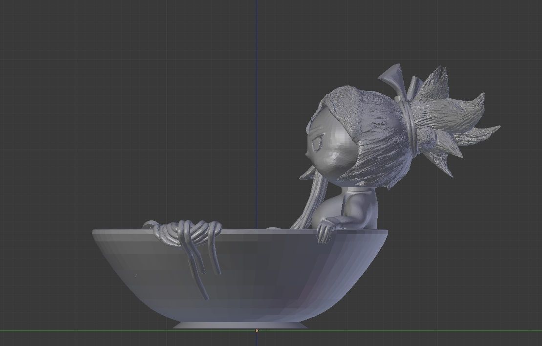 Akali Keychain - League of Legends 3D print model_3