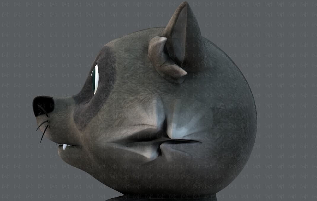 Raccoon V01 Low-poly 3D model_37