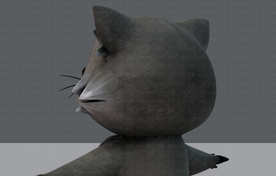 Raccoon V01 Low-poly 3D model_22